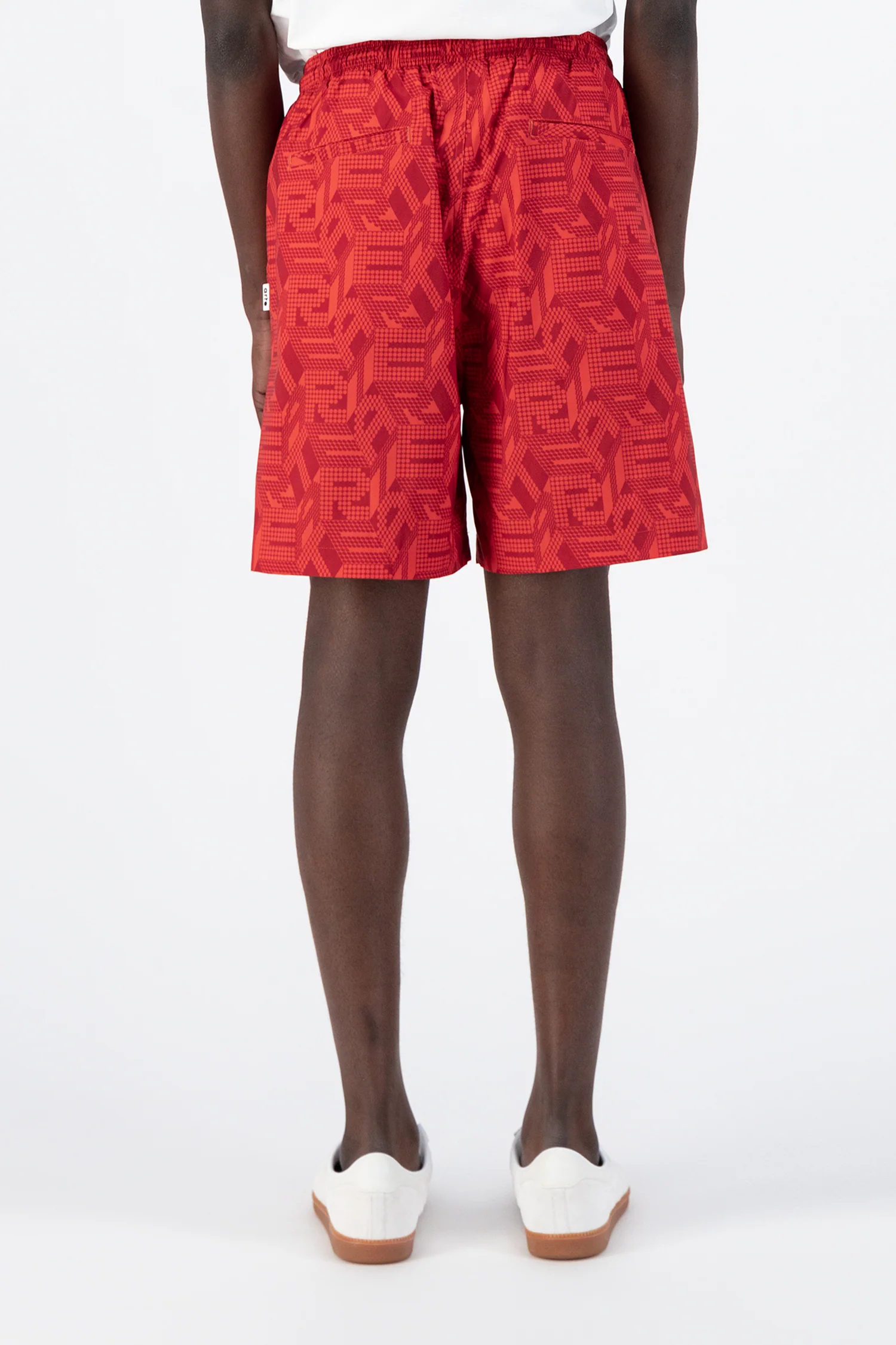 Soto Allover Short - Red/Dark Red - Image 3