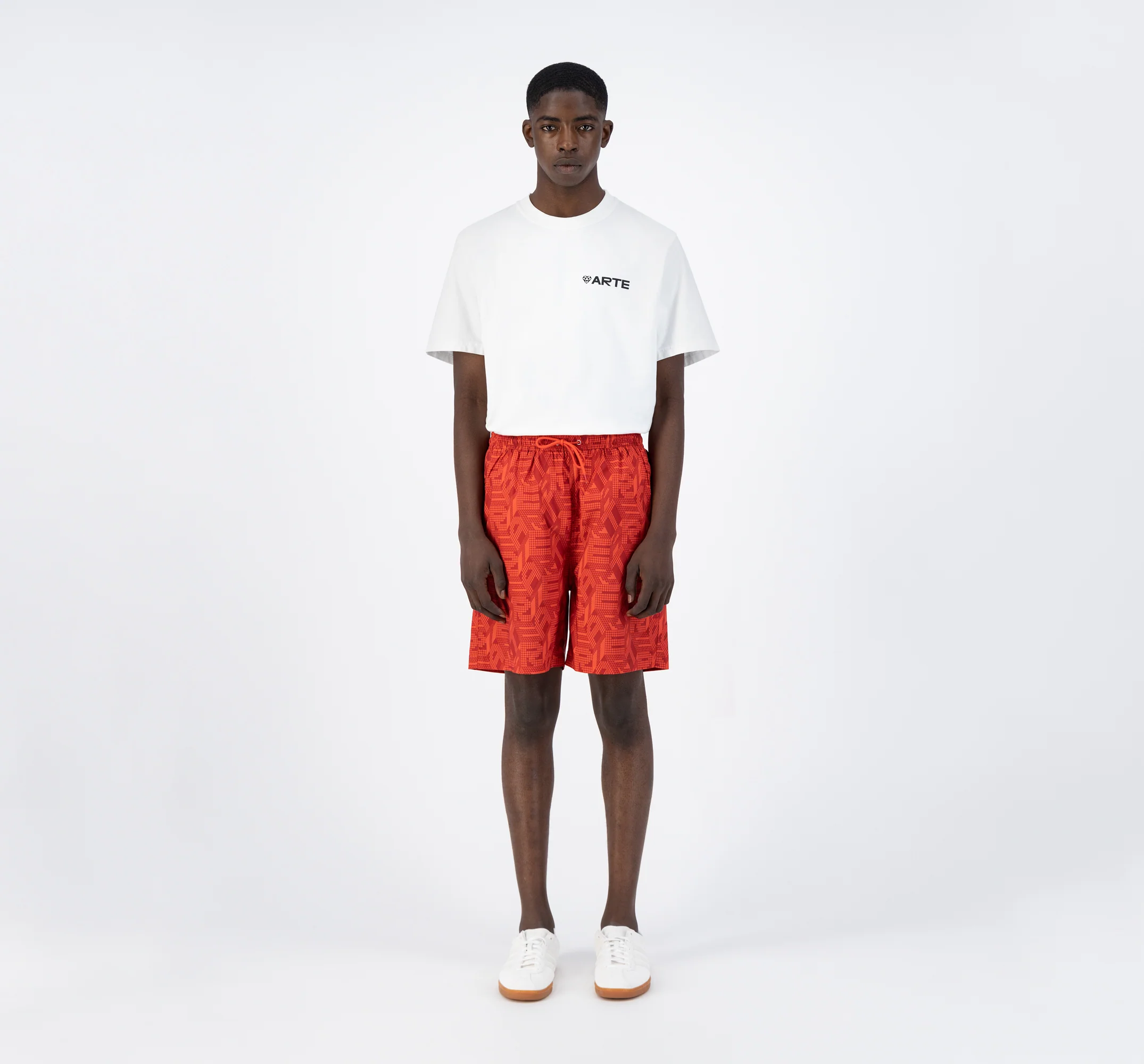 Soto Allover Short - Red/Dark Red - Image 4