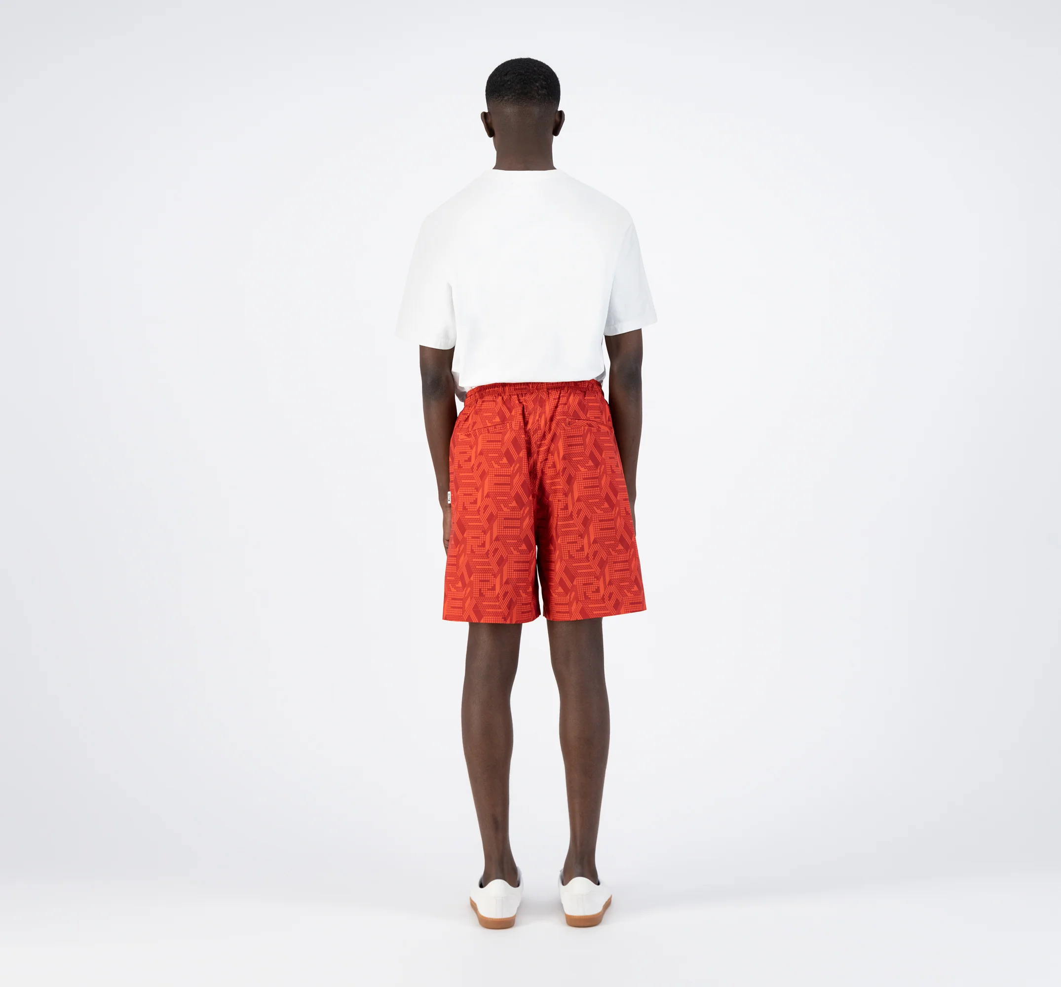 Soto Allover Short - Red/Dark Red - Image 5