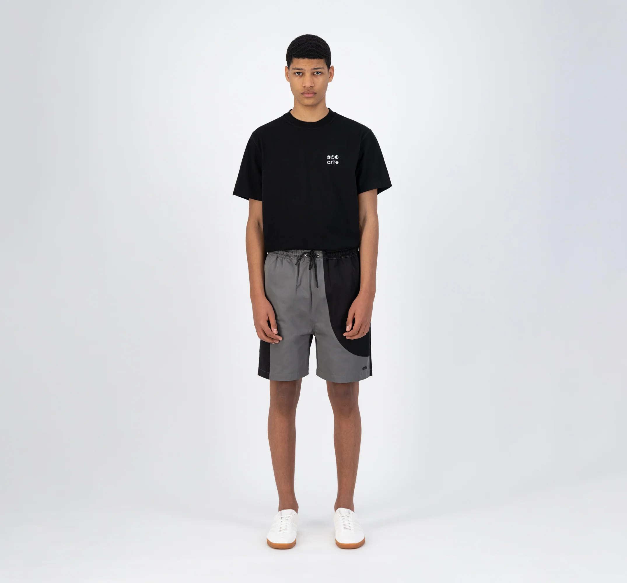 Soto Ciclo Shorts - Black/Grey - Image 4