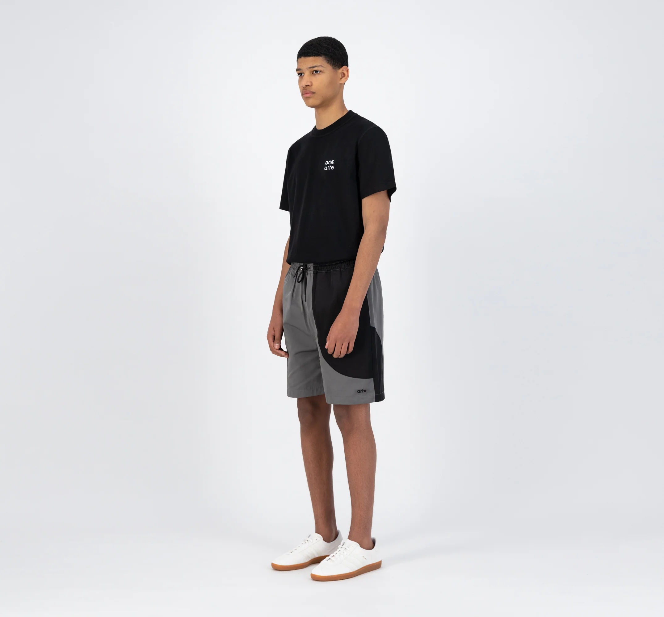 Soto Ciclo Shorts - Black/Grey - Image 5