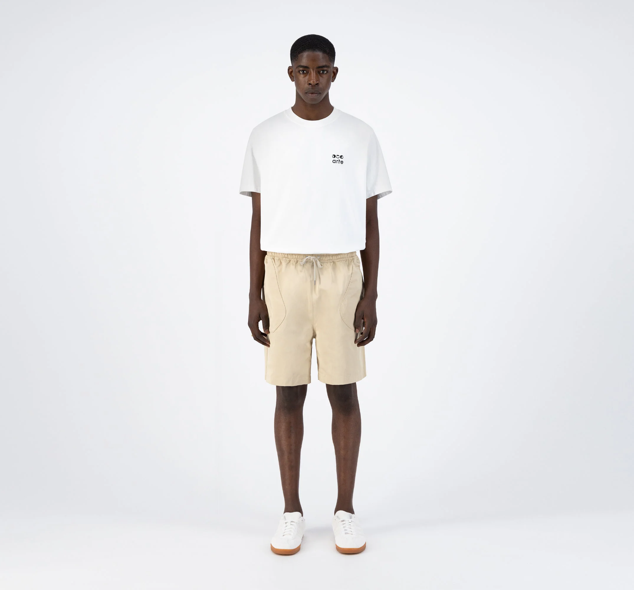 Soto Pocket Shorts - Cream - Image 4