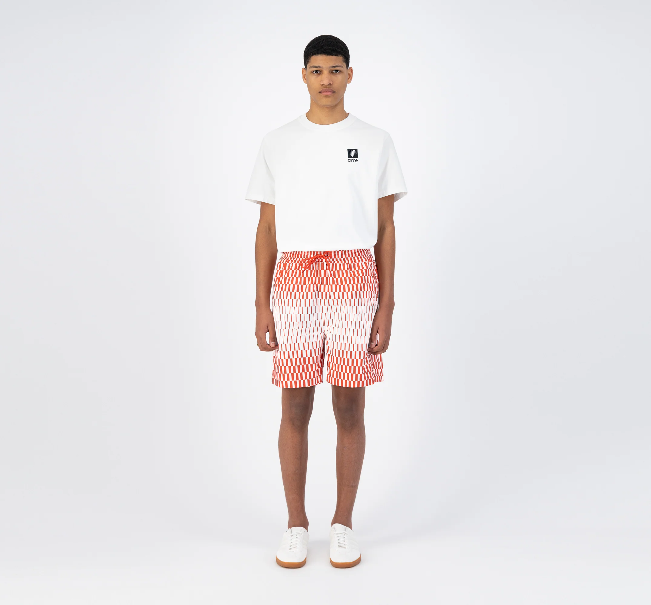 Soto Retan Shorts - Red/White - Image 4