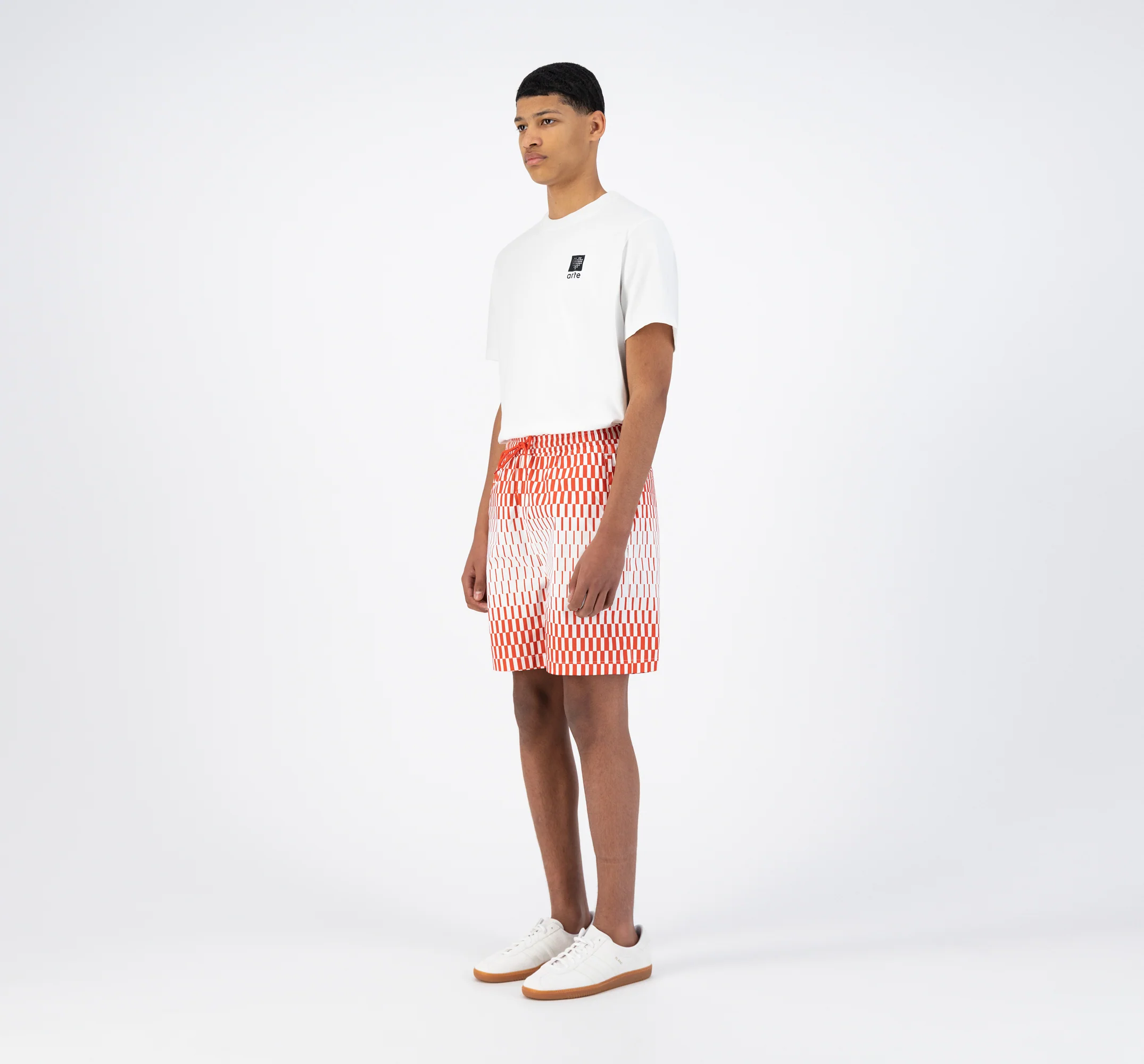 Soto Retan Shorts - Red/White - Image 5