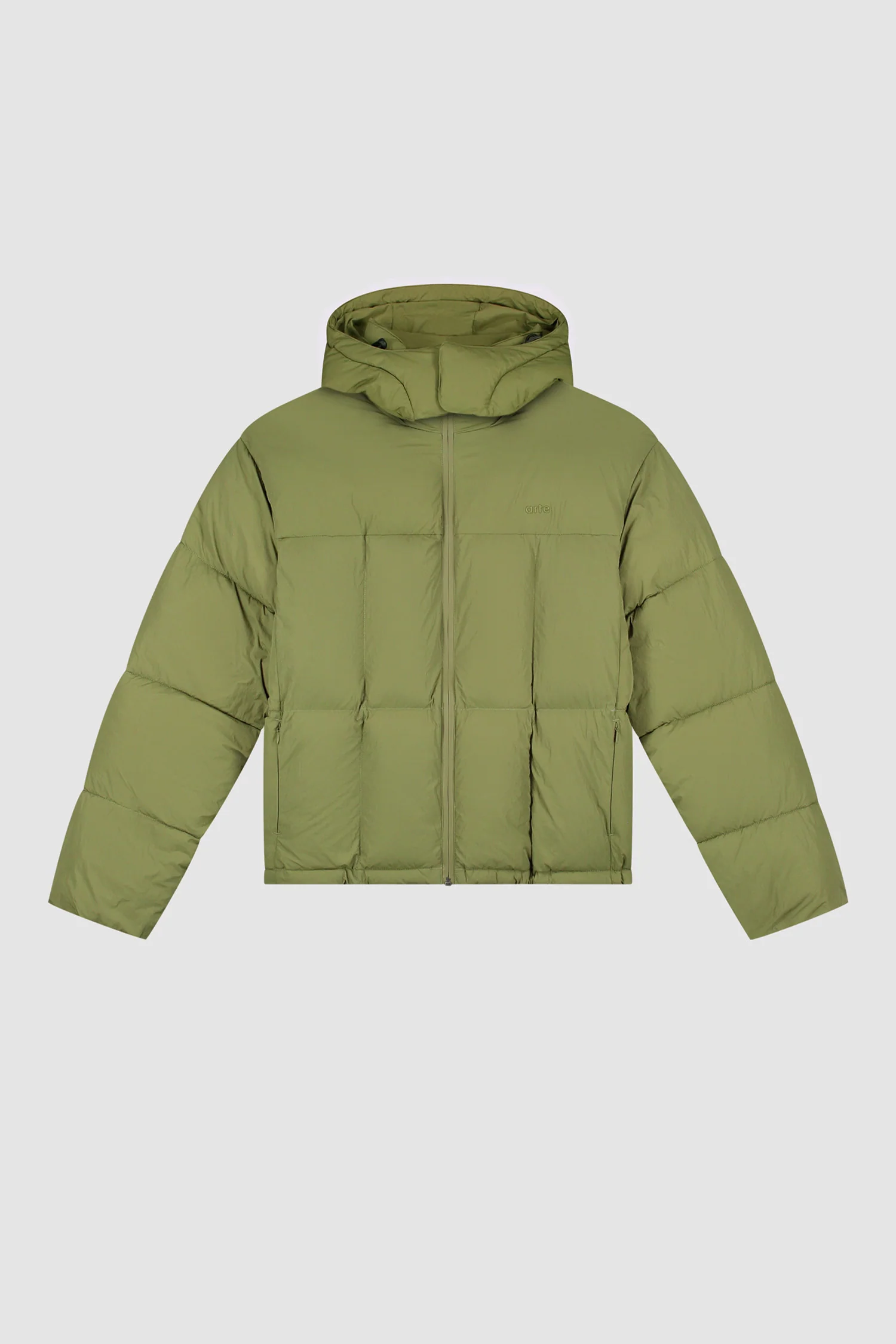 Special Cuts Puffer Jacket - Green - Image 10
