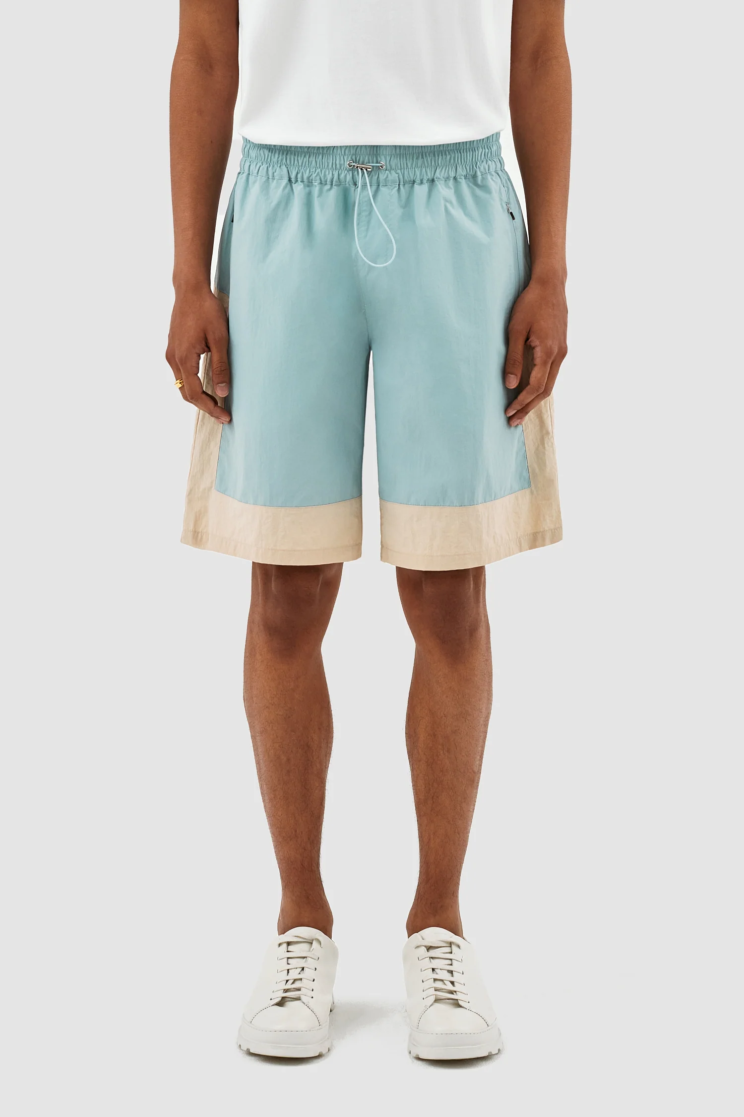 Steiner Contrast Short - Light Blue/Cream - Image 2