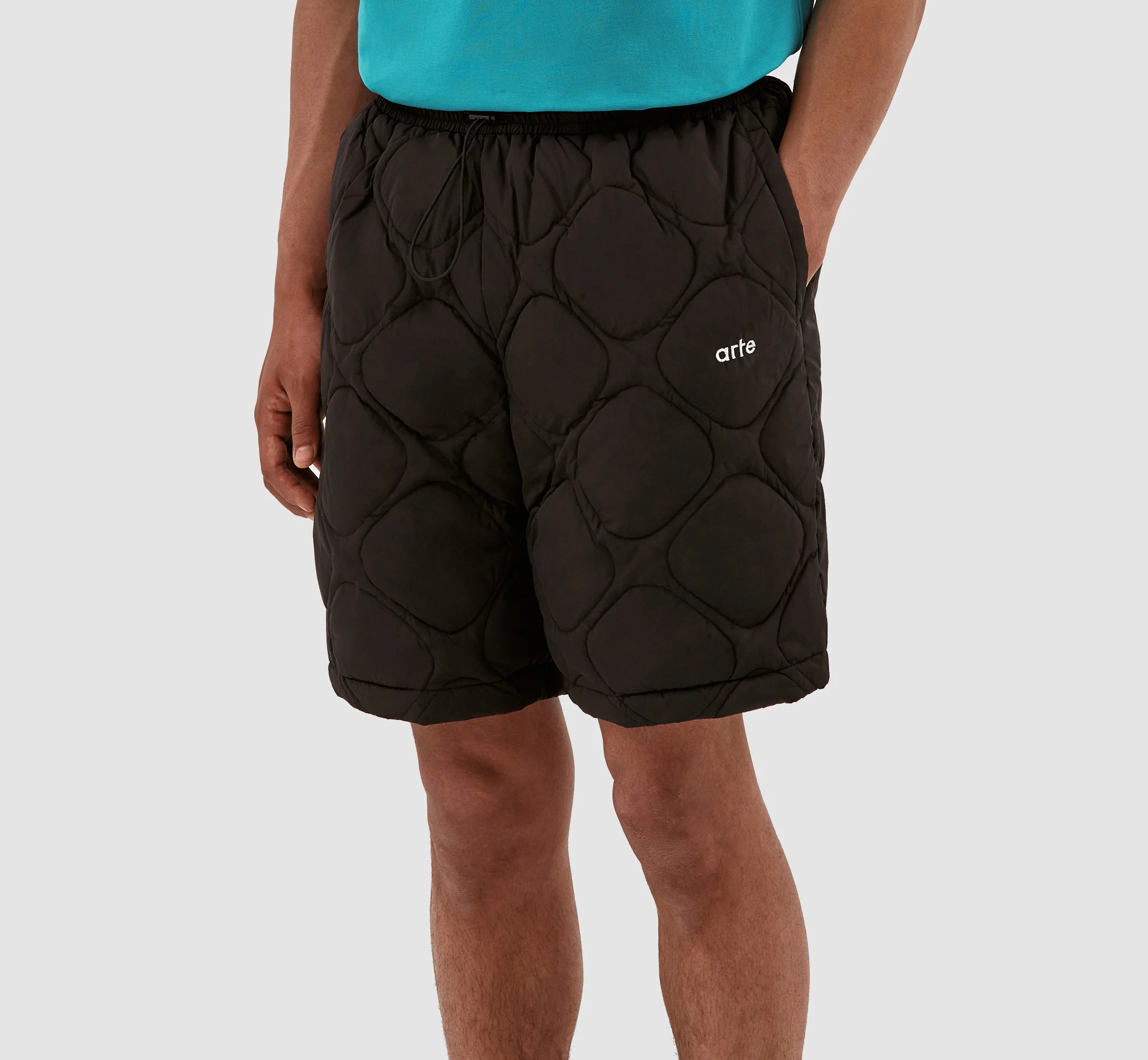 Steiner Quilted Shorts - Black - Image 4
