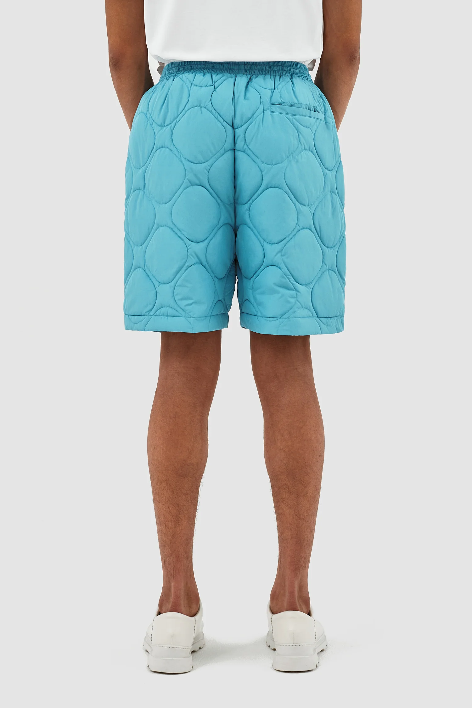 Steiner Quilted Shorts - Light Blue - Image 3