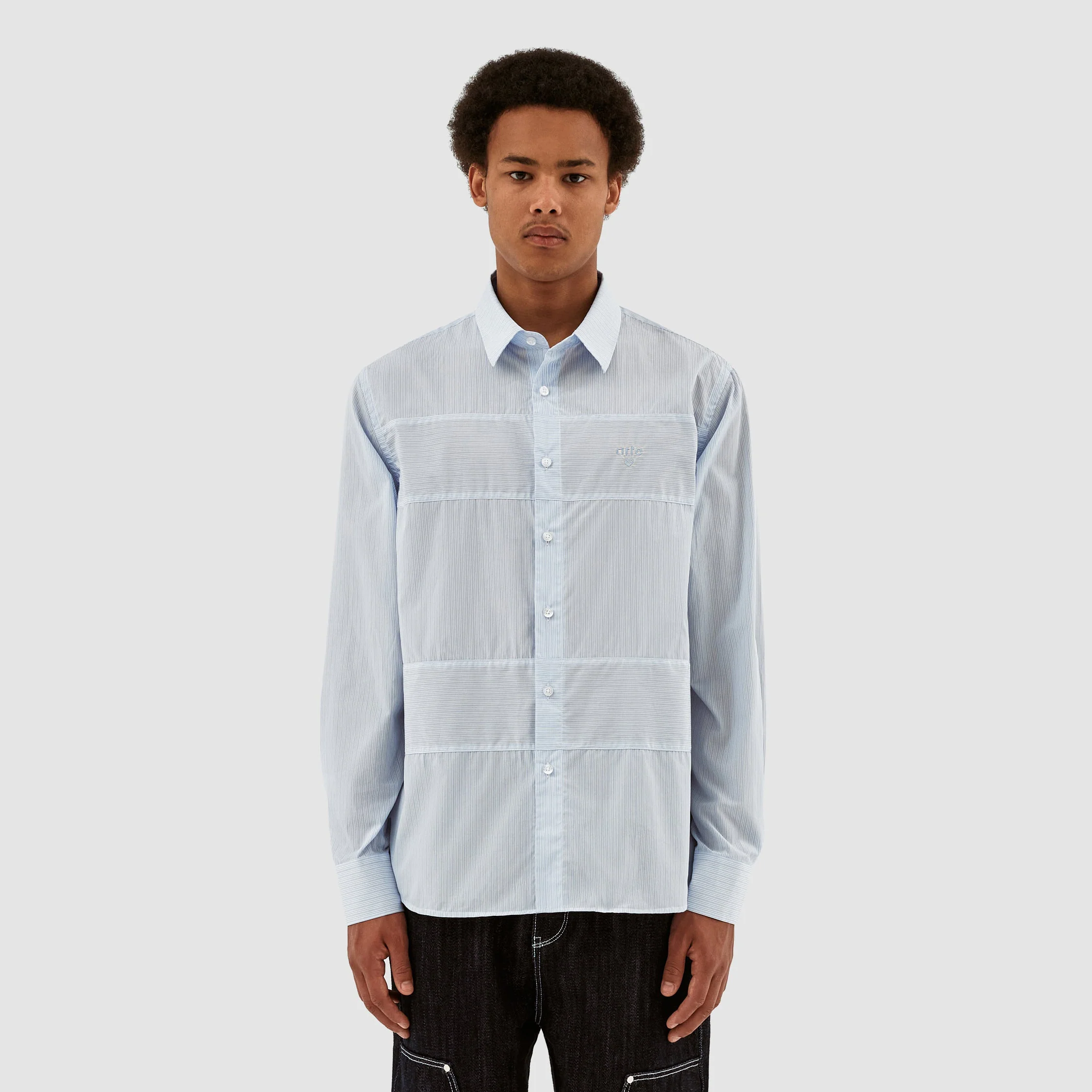Stockton Logo - White/Light Blue