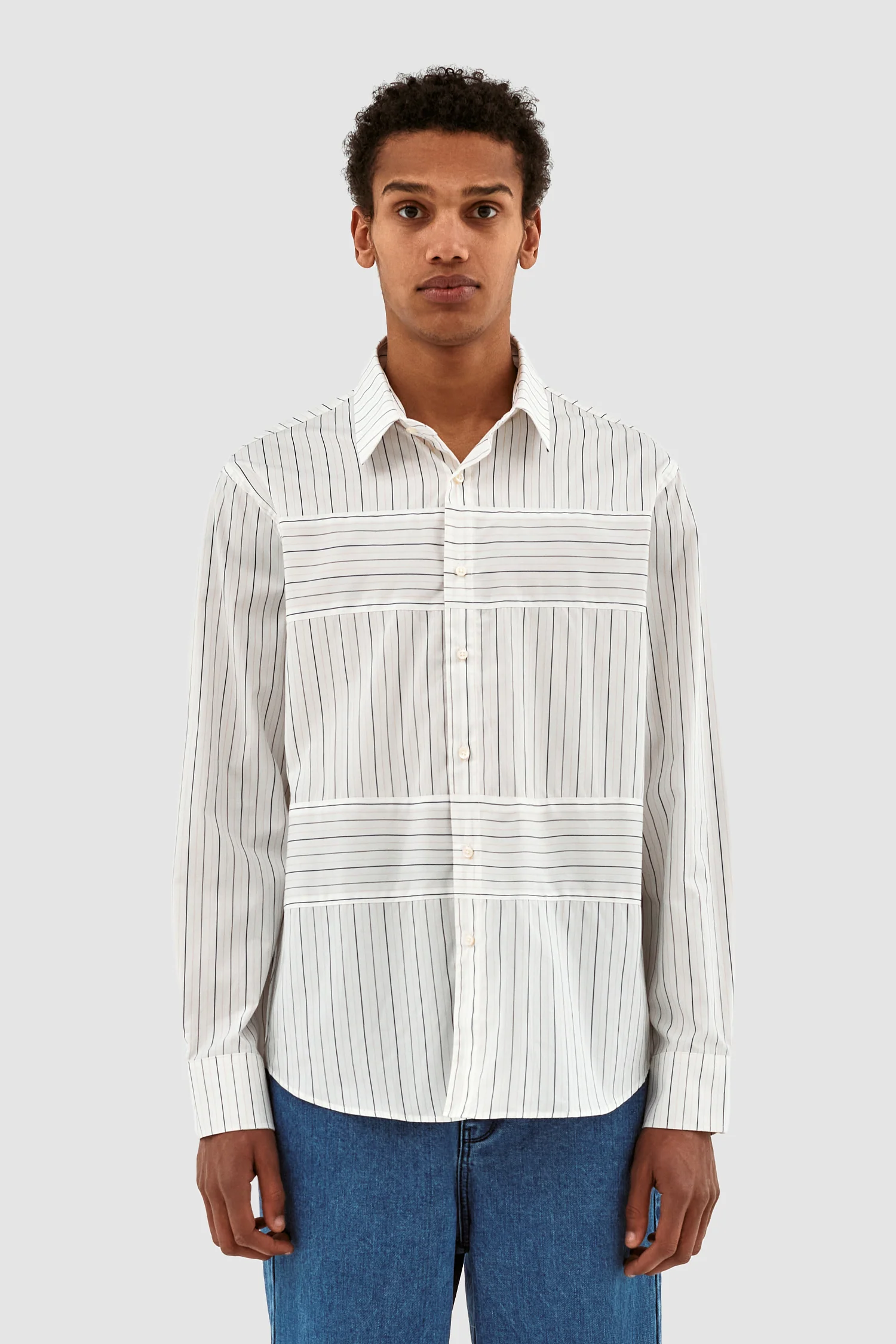 Stockton Multi Shirt - Cream - Image 2