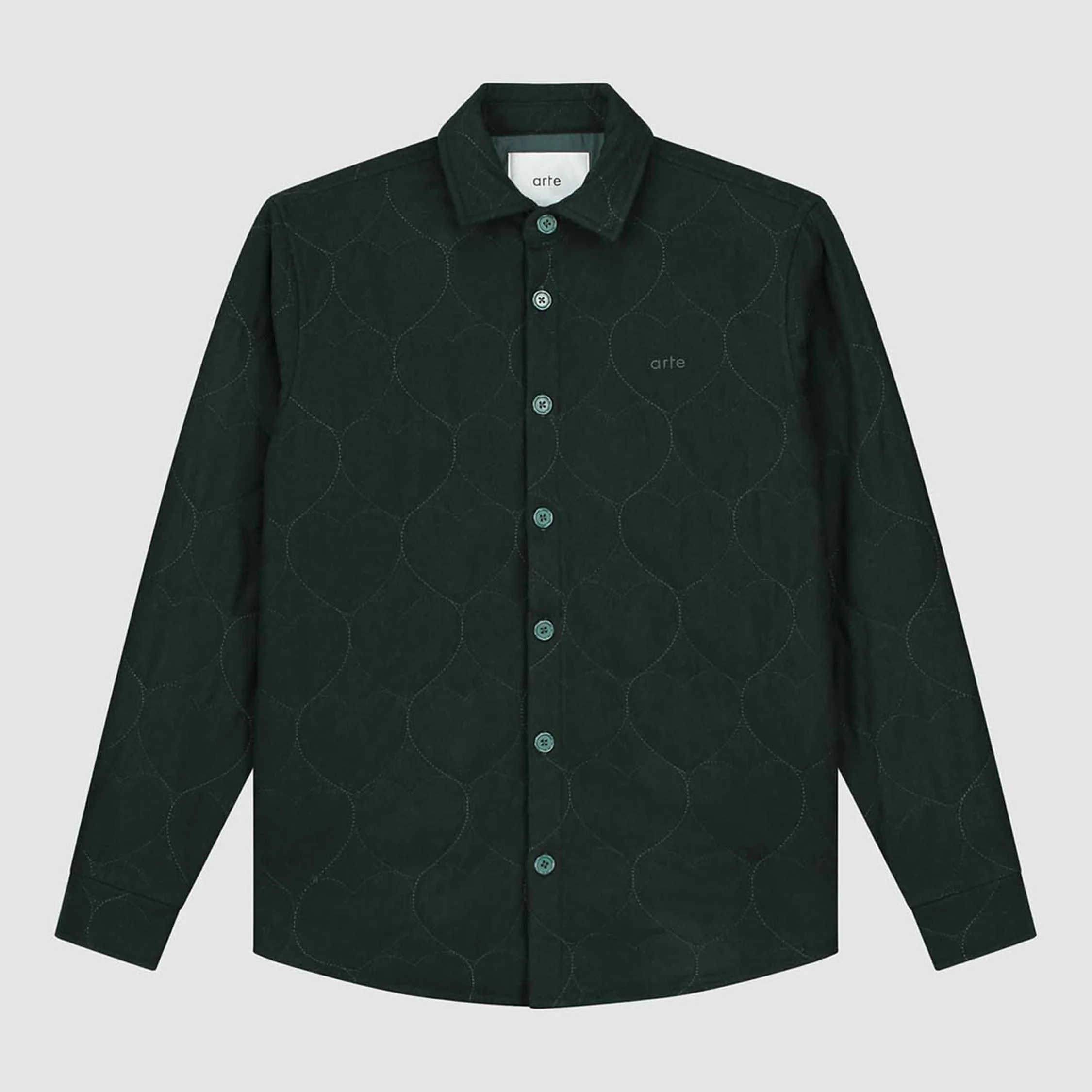 Stockton Padded Shirt - Dark Green
