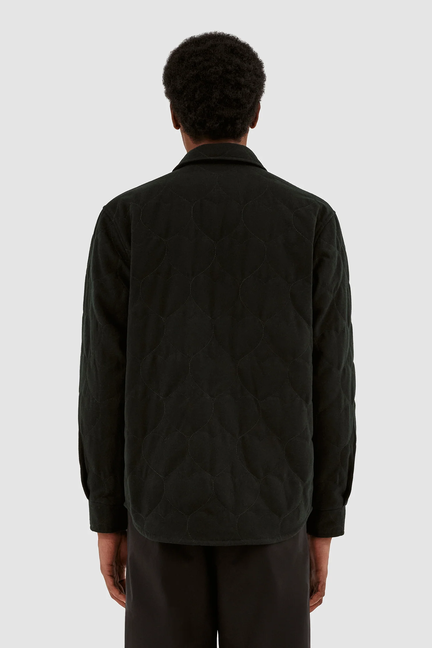 Stockton Padded Shirt - Dark Green - Image 3