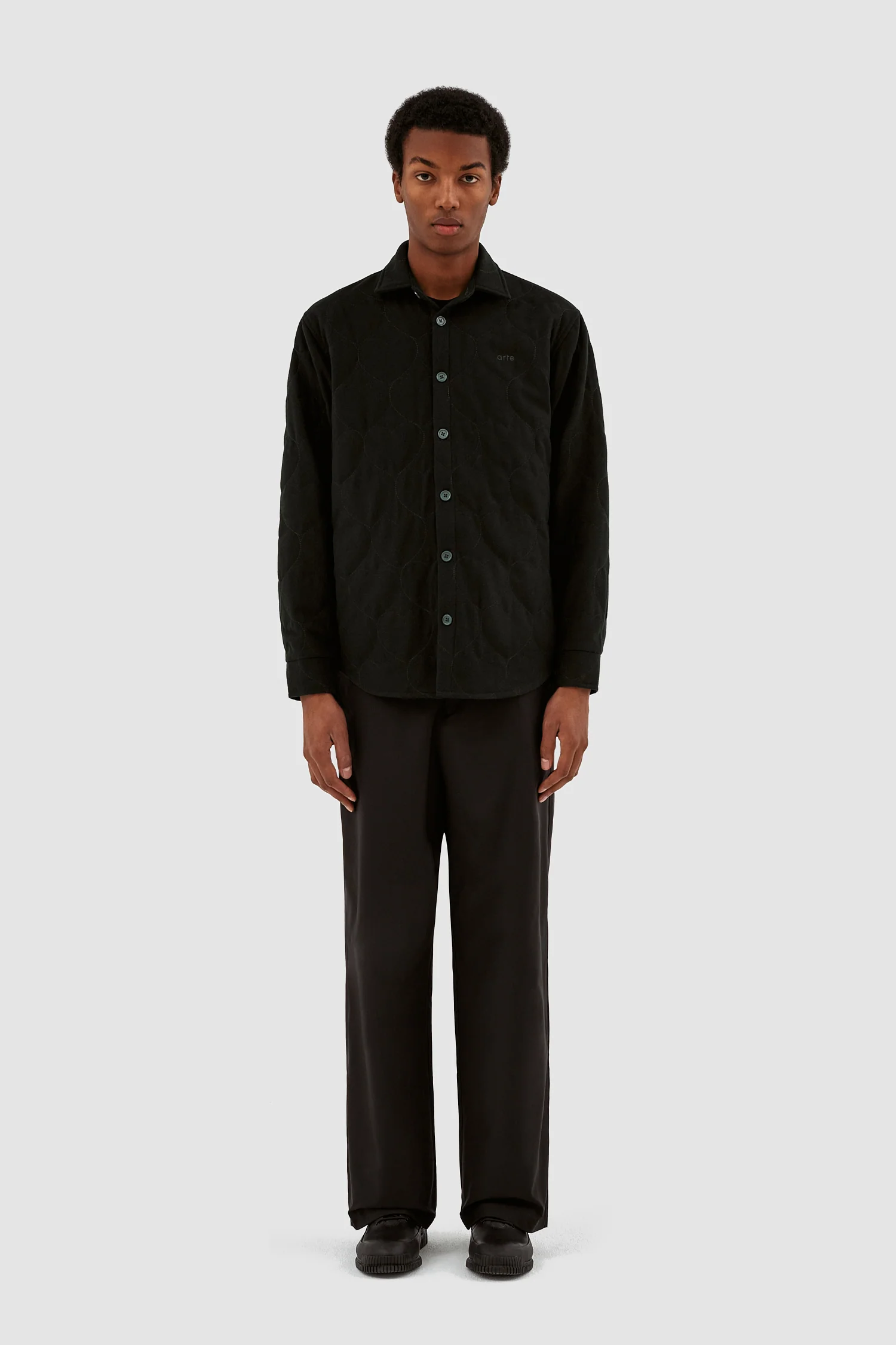 Stockton Padded Shirt - Dark Green - Image 5