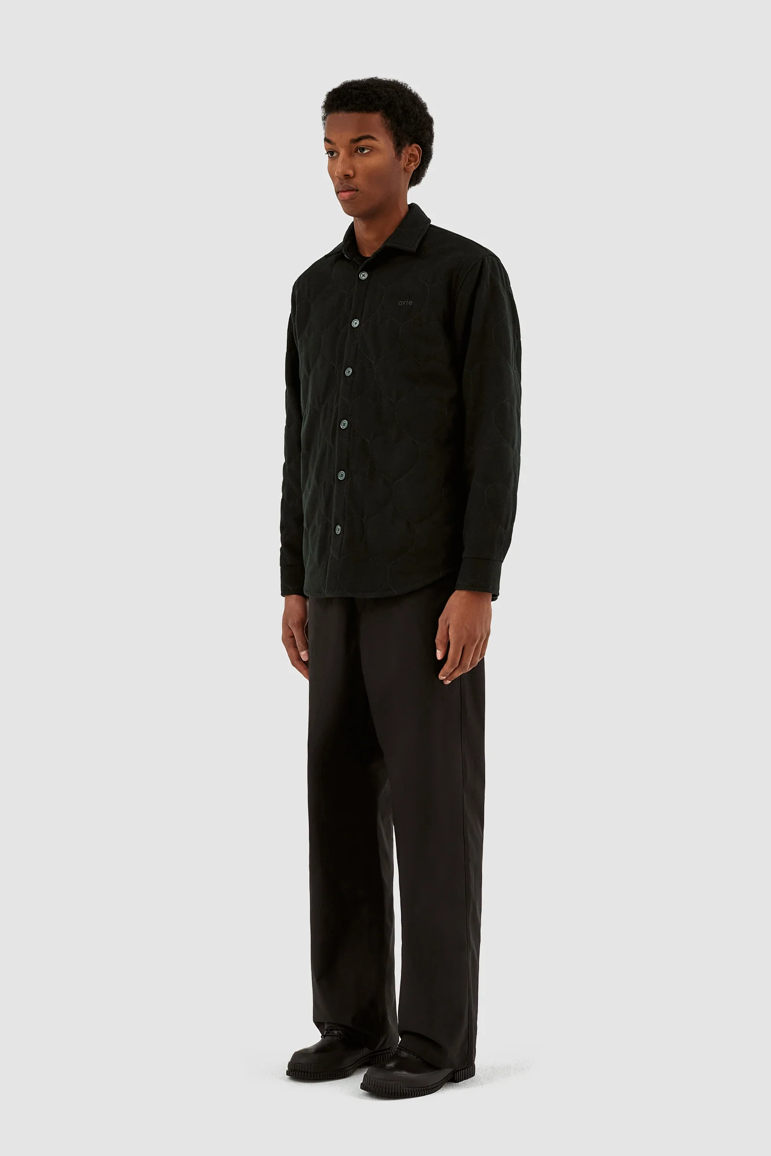 Stockton Padded Shirt - Dark Green - Image 6