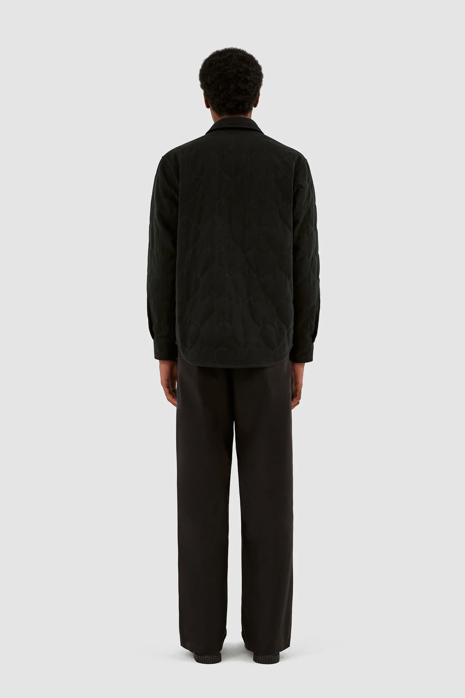 Stockton Padded Shirt - Dark Green - Image 7