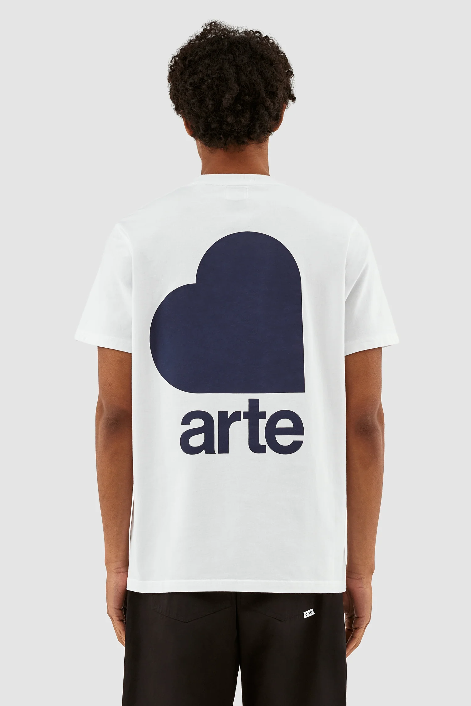 Taut Back Heart T-shirt - White - Image 2