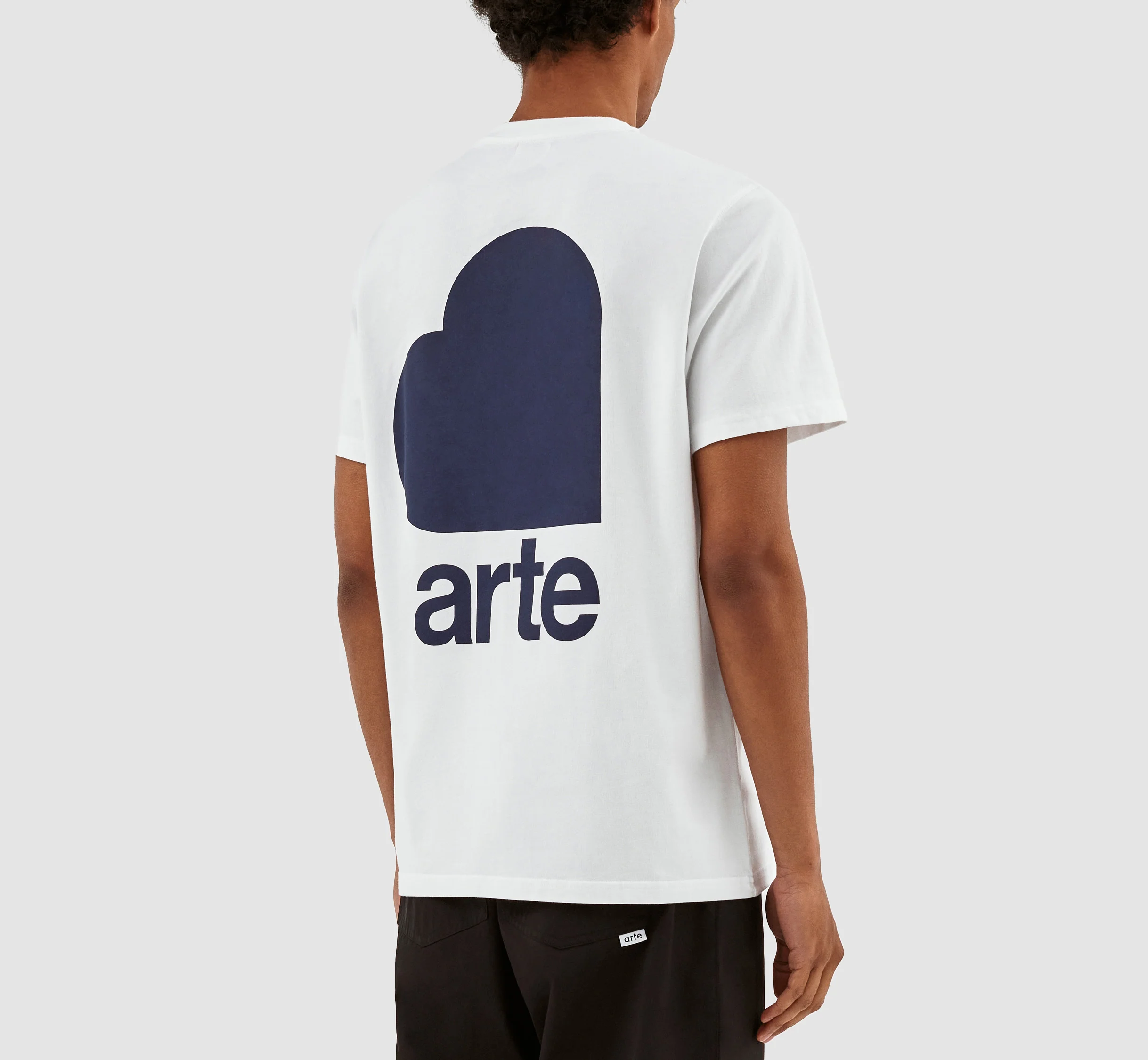 Taut Back Heart T-shirt - White - Image 4