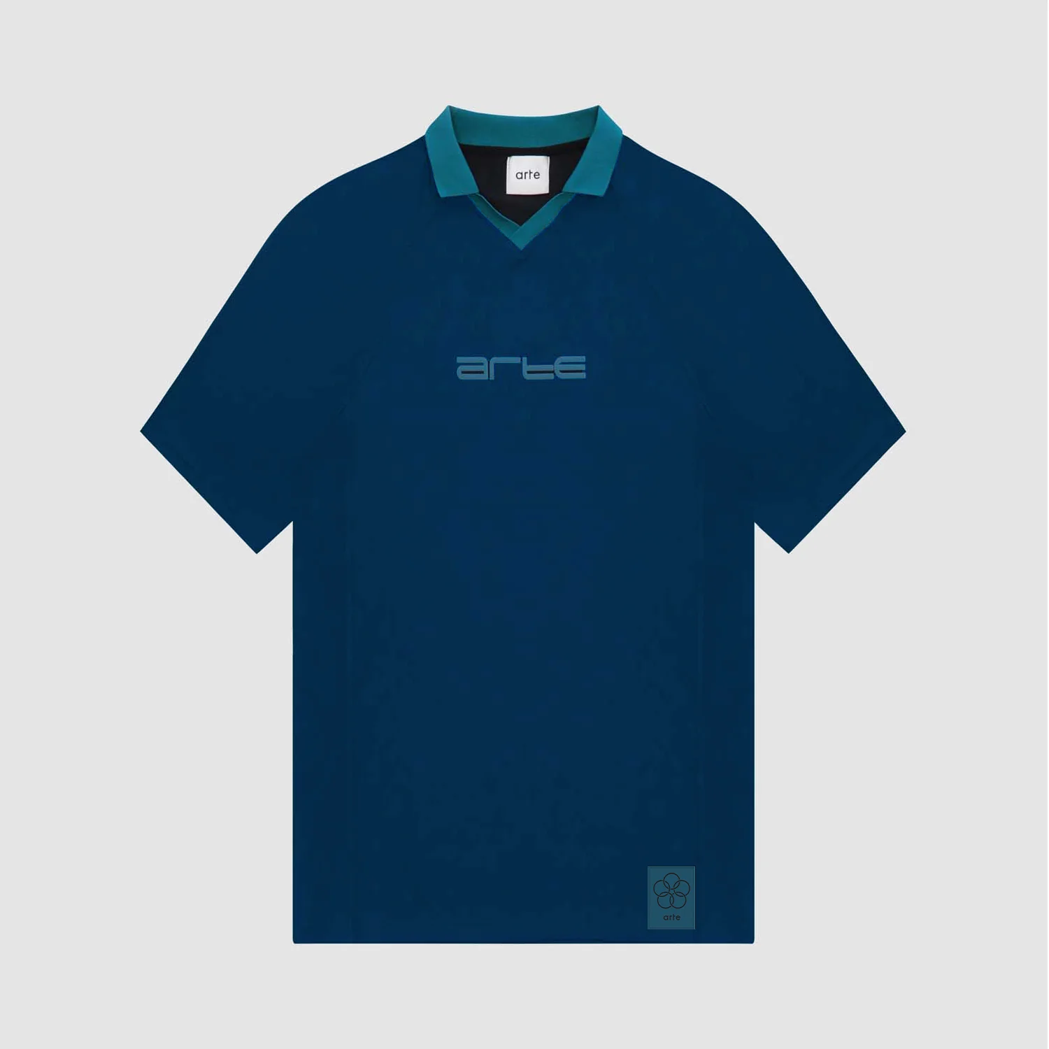 Taylor Collar T-shirt - Navy