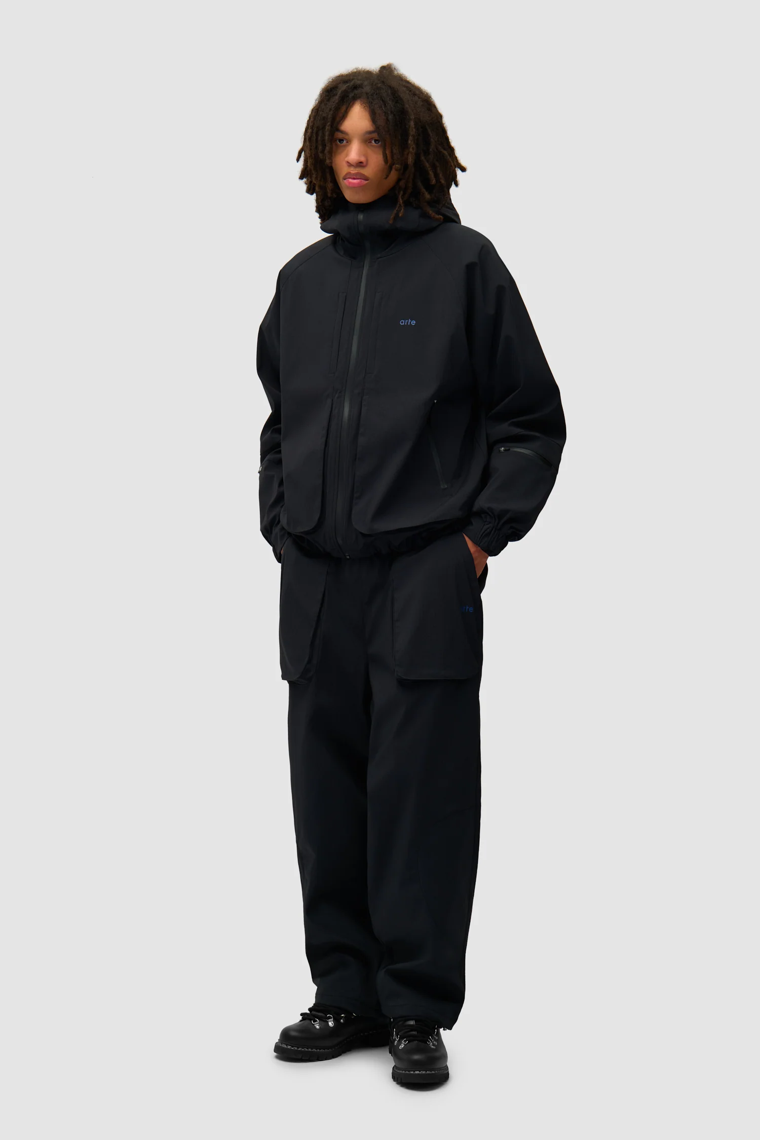 Technical Polar Jacket - Black - Image 5