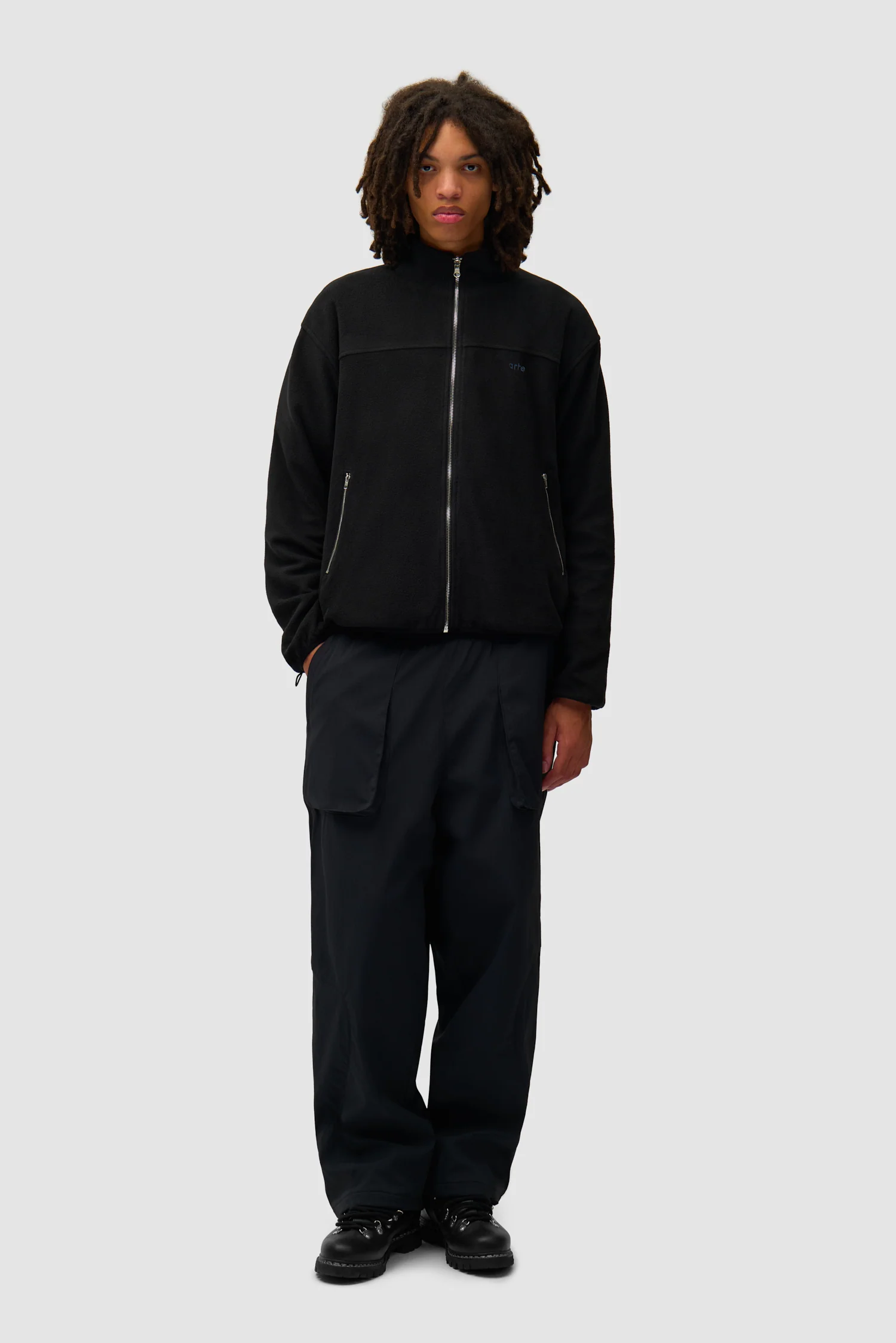 Technical Polar Jacket - Black - Image 7