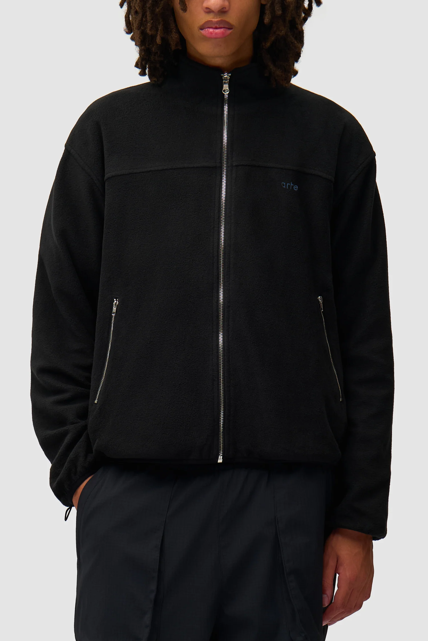 Technical Polar Jacket - Black - Image 9