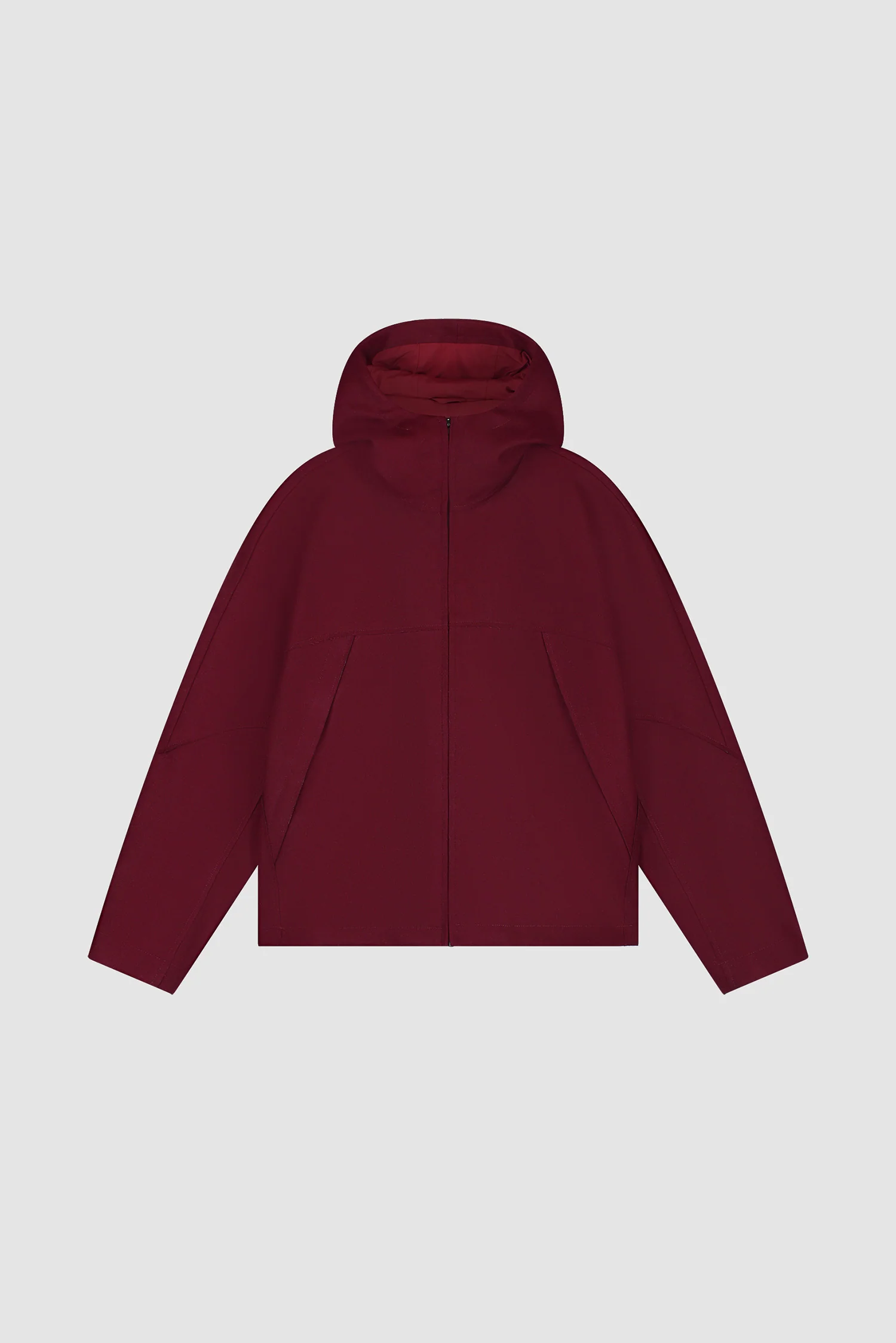 Technical Wool Jacket - Bordeaux - Image 9