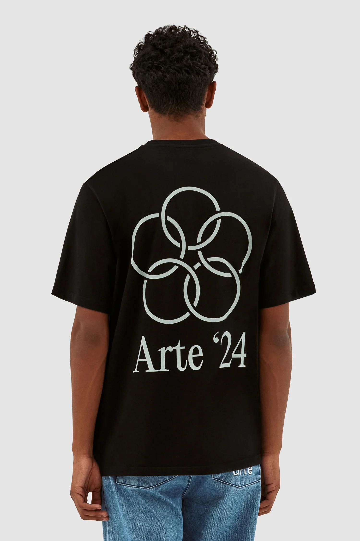 Teo Back Rings T-shirt - Black - Image 2