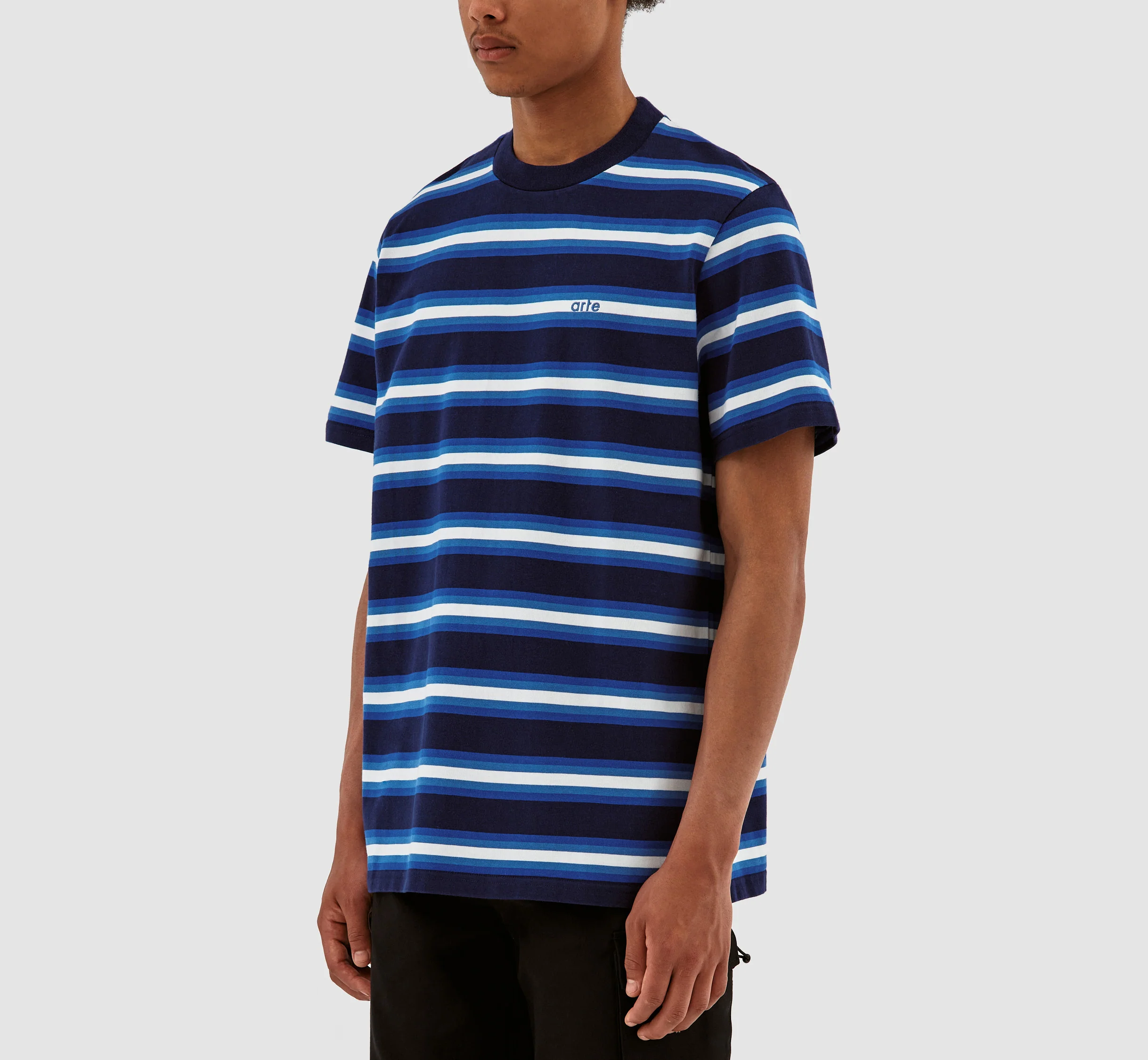 Téry Stripes T-shirt - Blue - Image 4