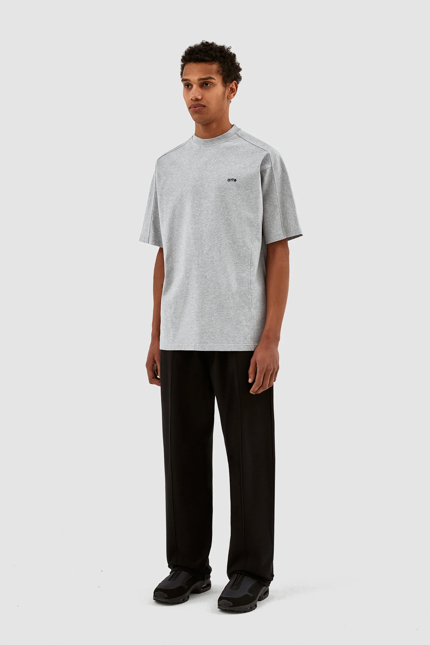 Theo S Cuts T-shirt - Grey - Image 5