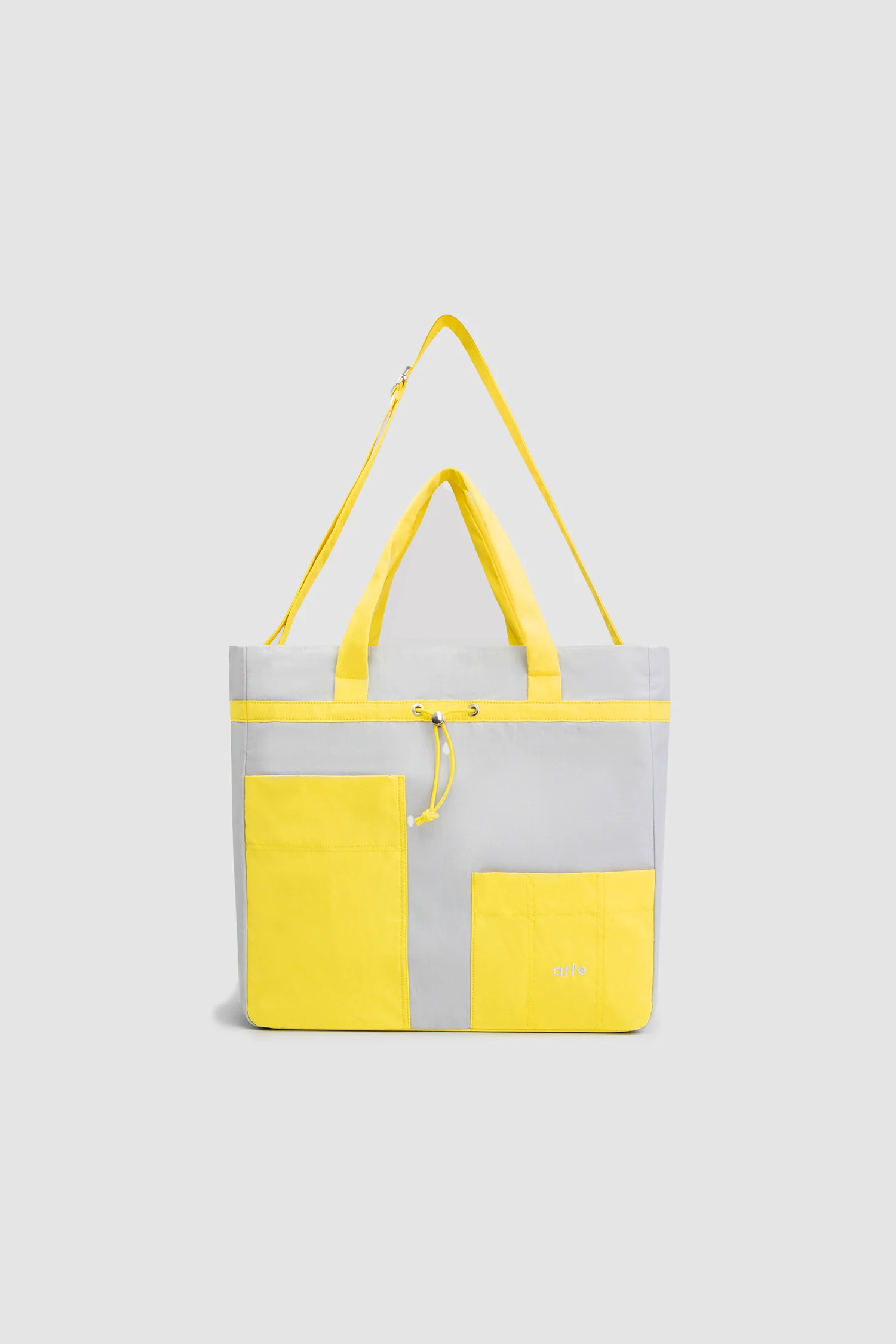 Thompson Colorblock Totebag - Yellow/Grey - Image 2