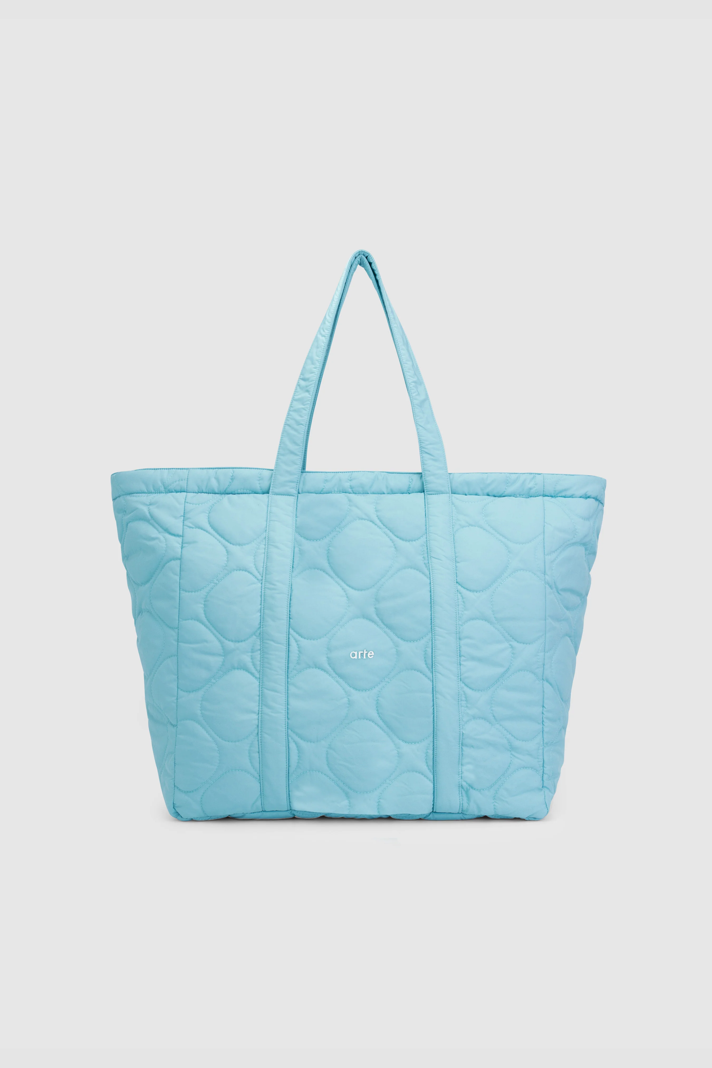 Thompson Quilted Totebag - Light Blue - Image 2