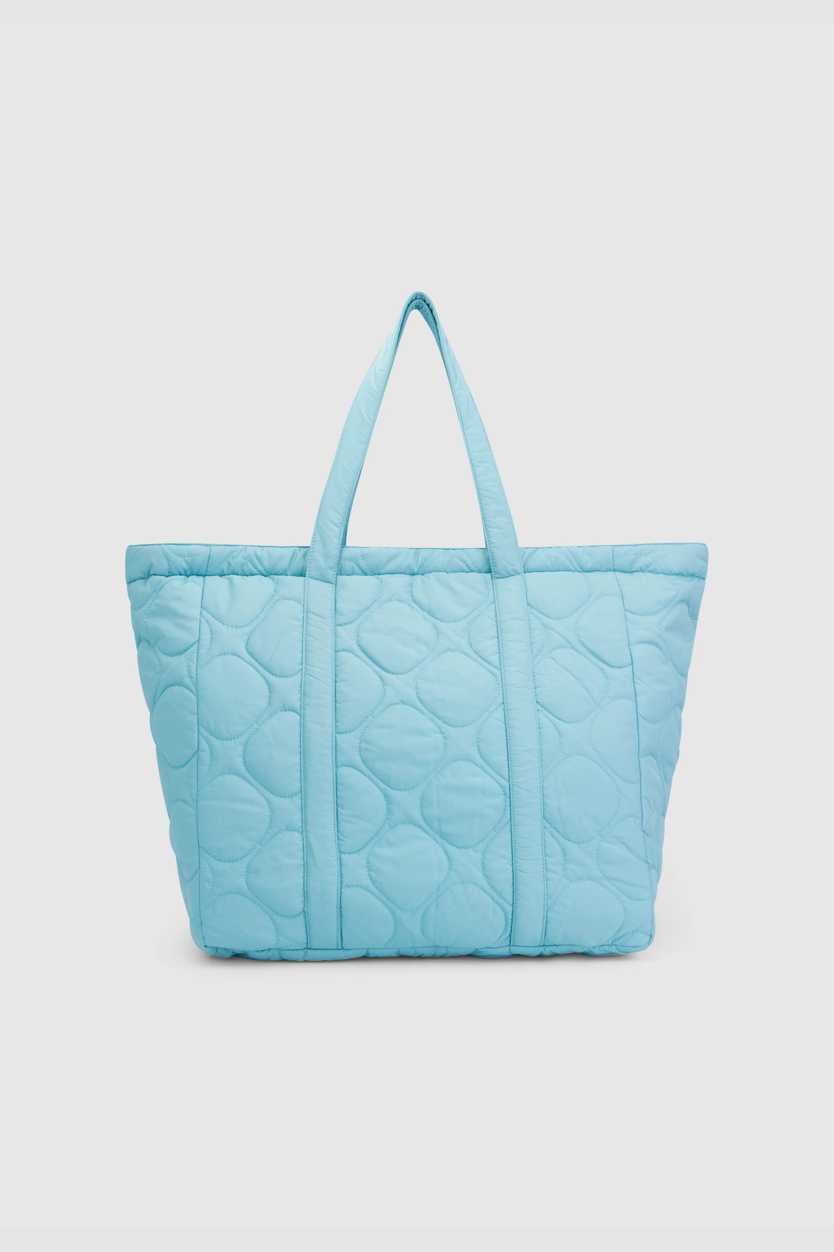 Thompson Quilted Totebag - Light Blue - Image 3