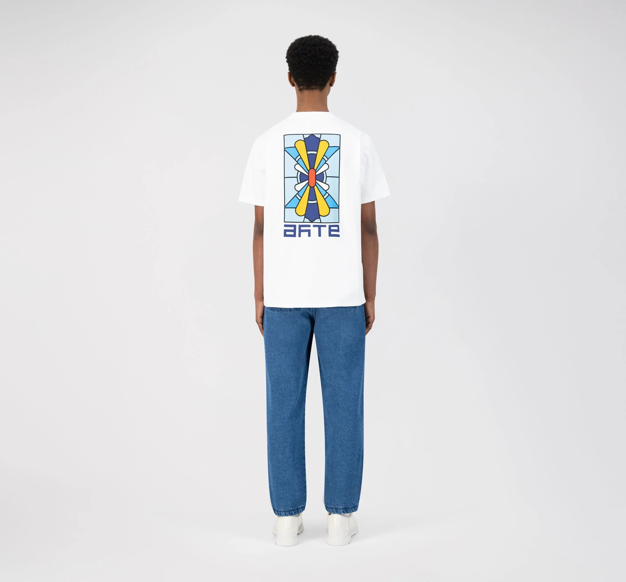 Tissot Back Tile T-shirt - White - Image 4