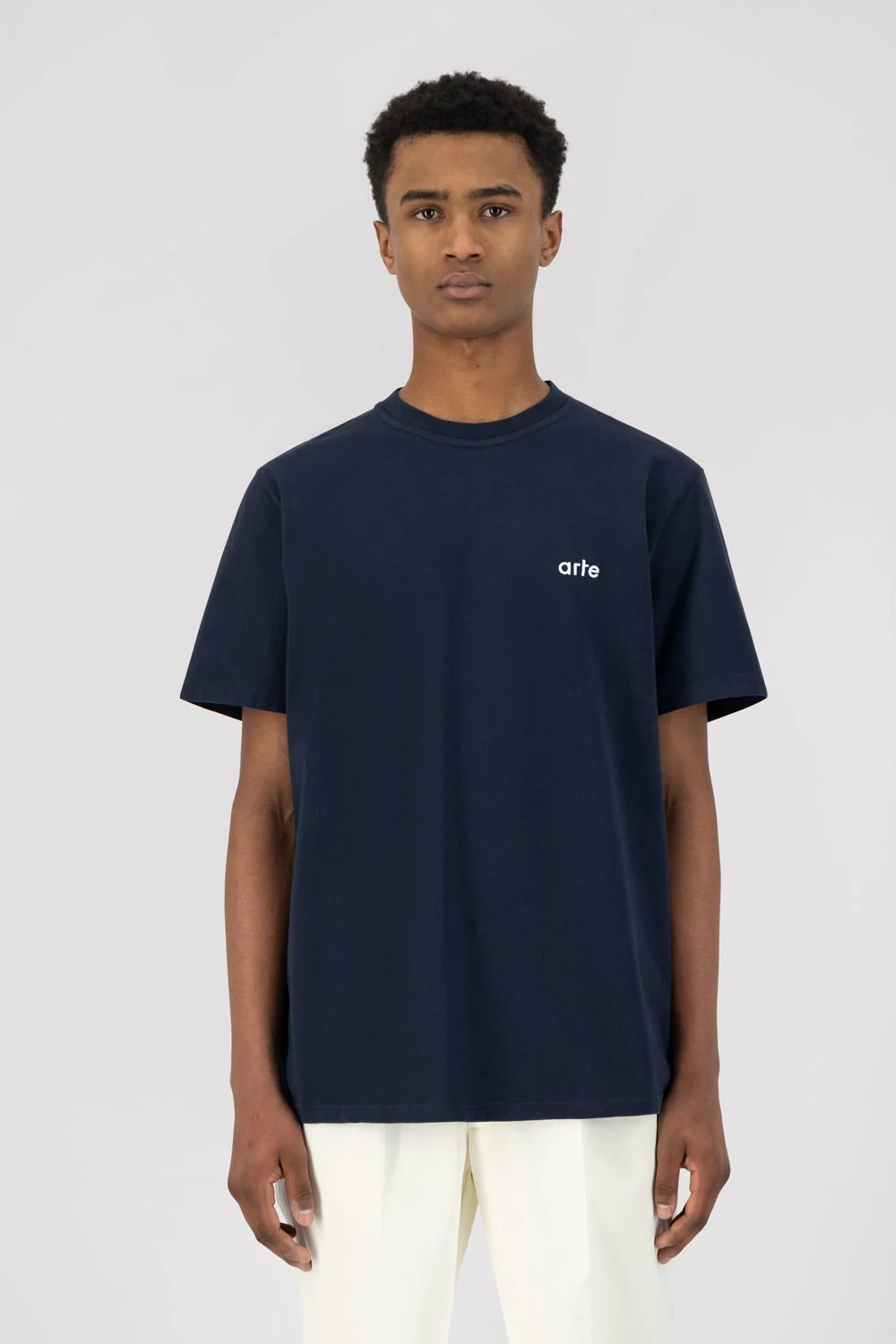 Tissot Back Tulip T-shirt - Navy - Image 2
