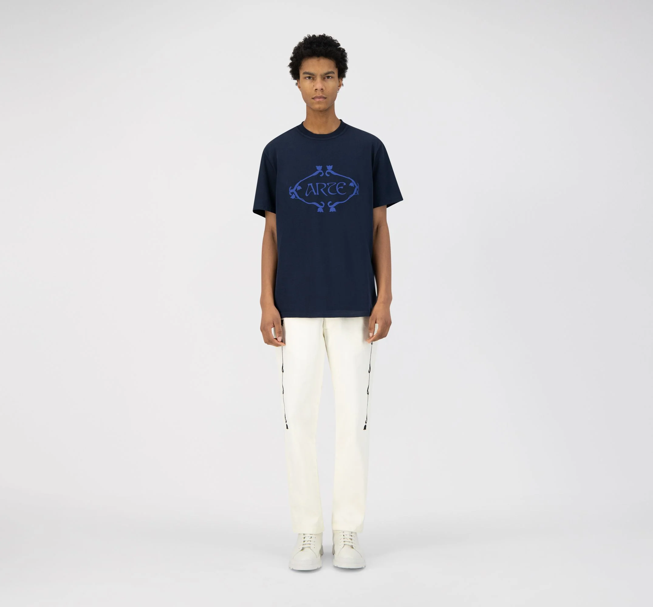 Tissot Logo Orna T-shirt - Navy - Image 4