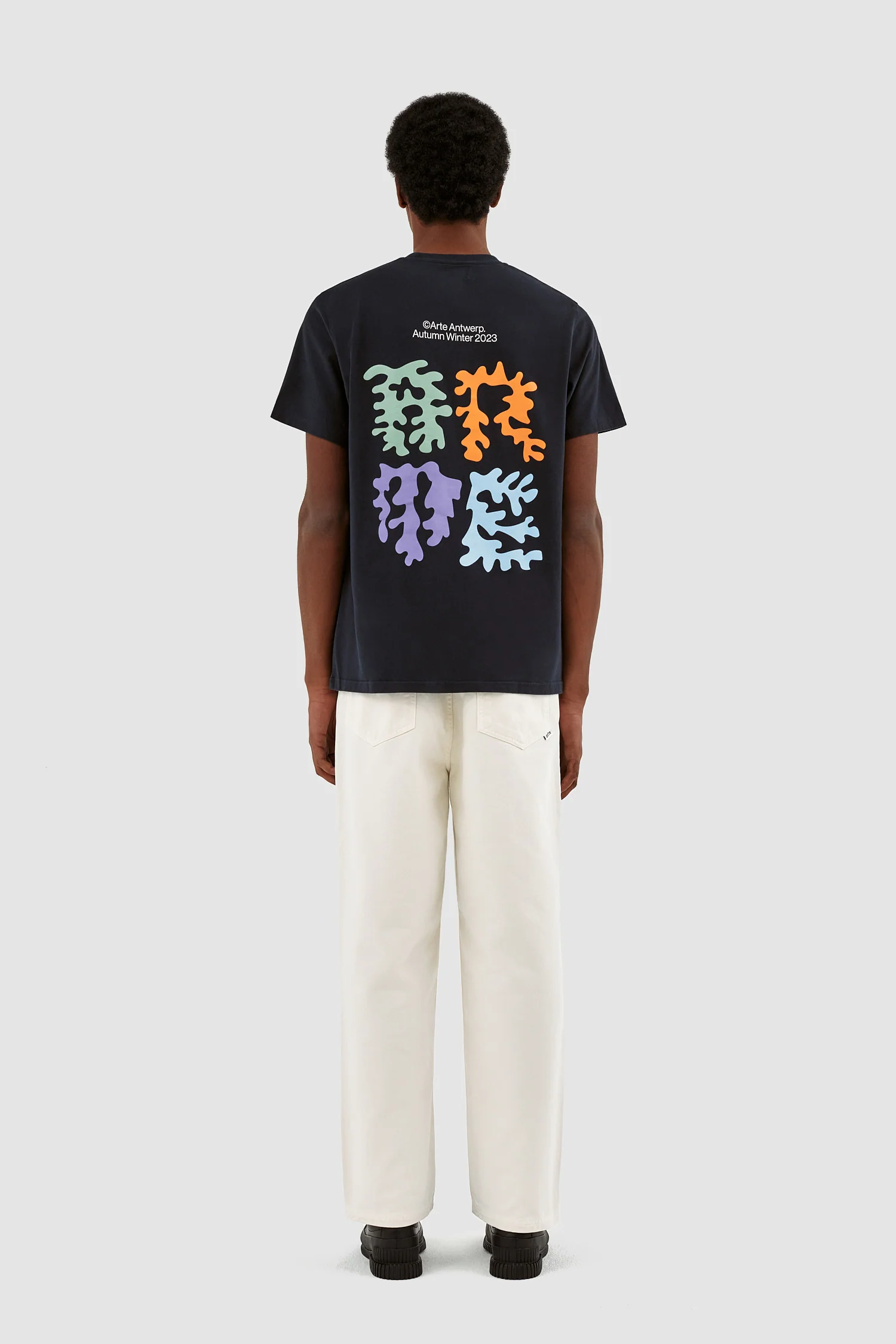 Tommy Back Arte T-shirt - Navy - Image 4