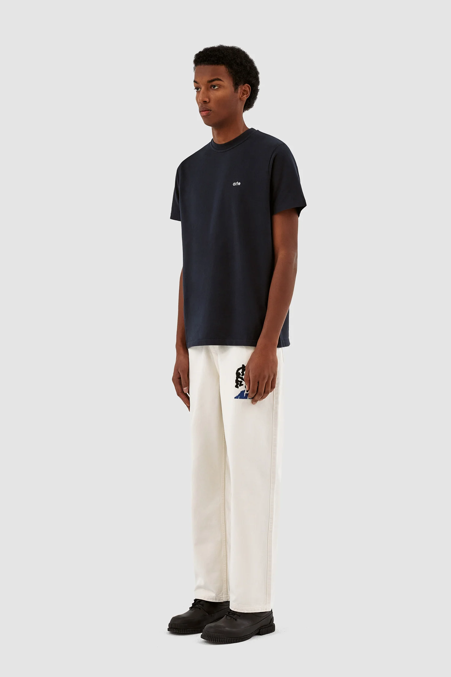 Tommy Back Arte T-shirt - Navy - Image 5