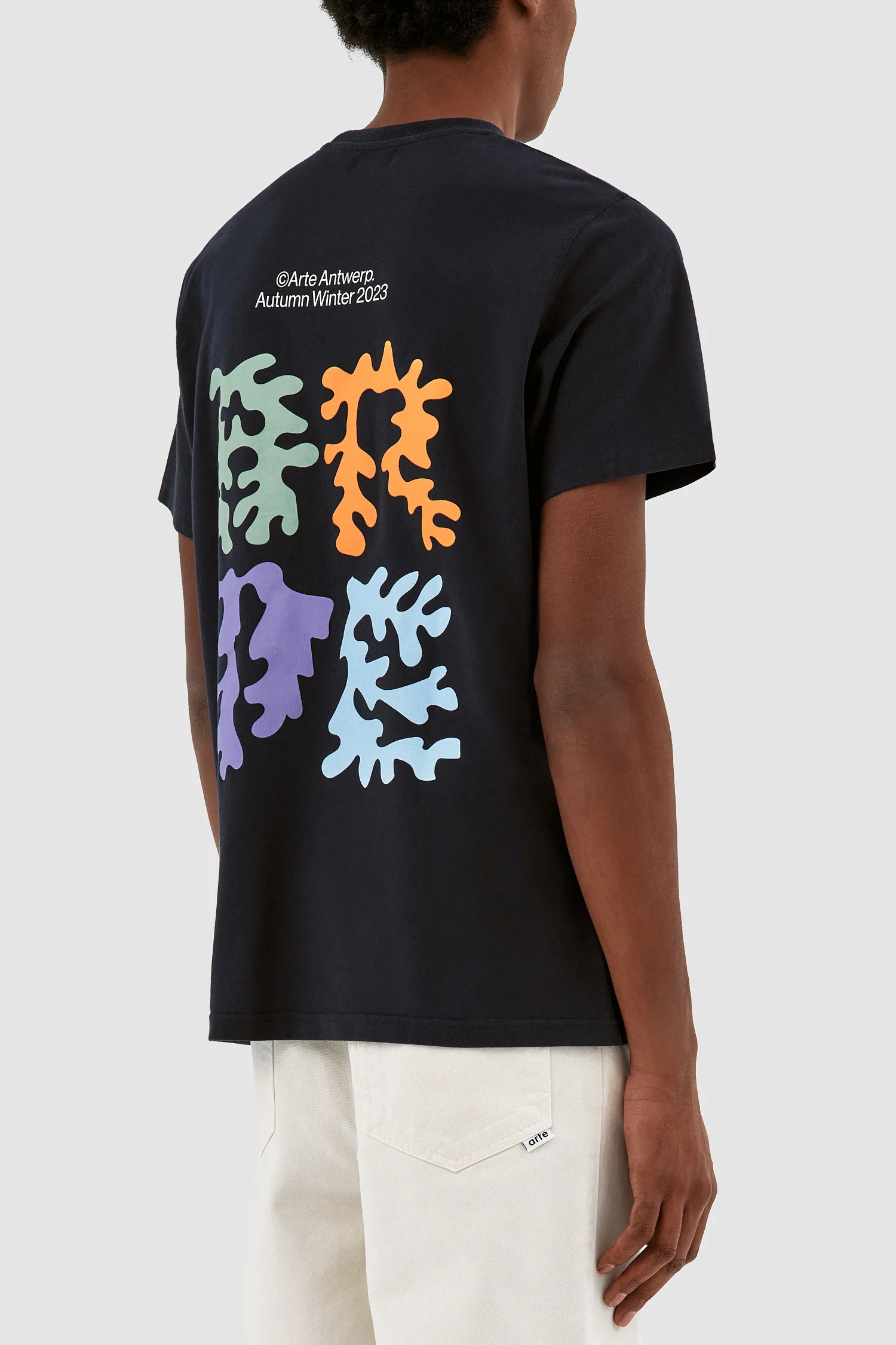 Tommy Back Arte T-shirt - Navy - Image 7
