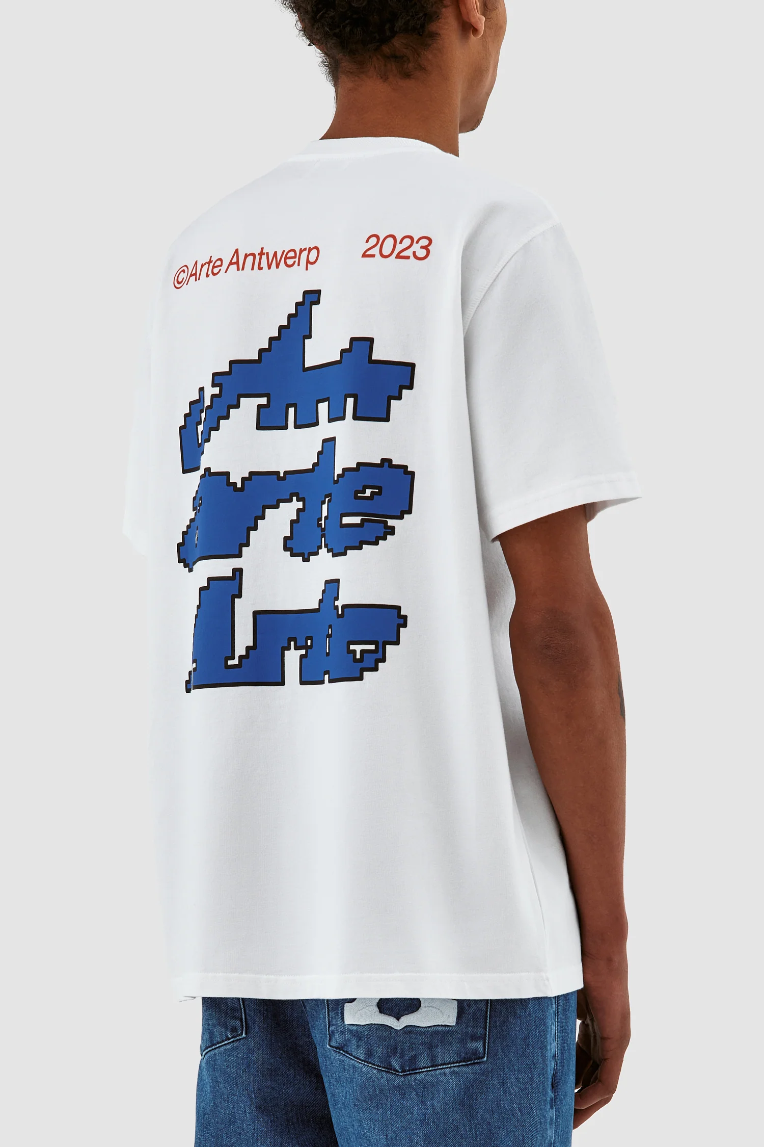 Tommy Back Multi T-shirt - White - Image 6