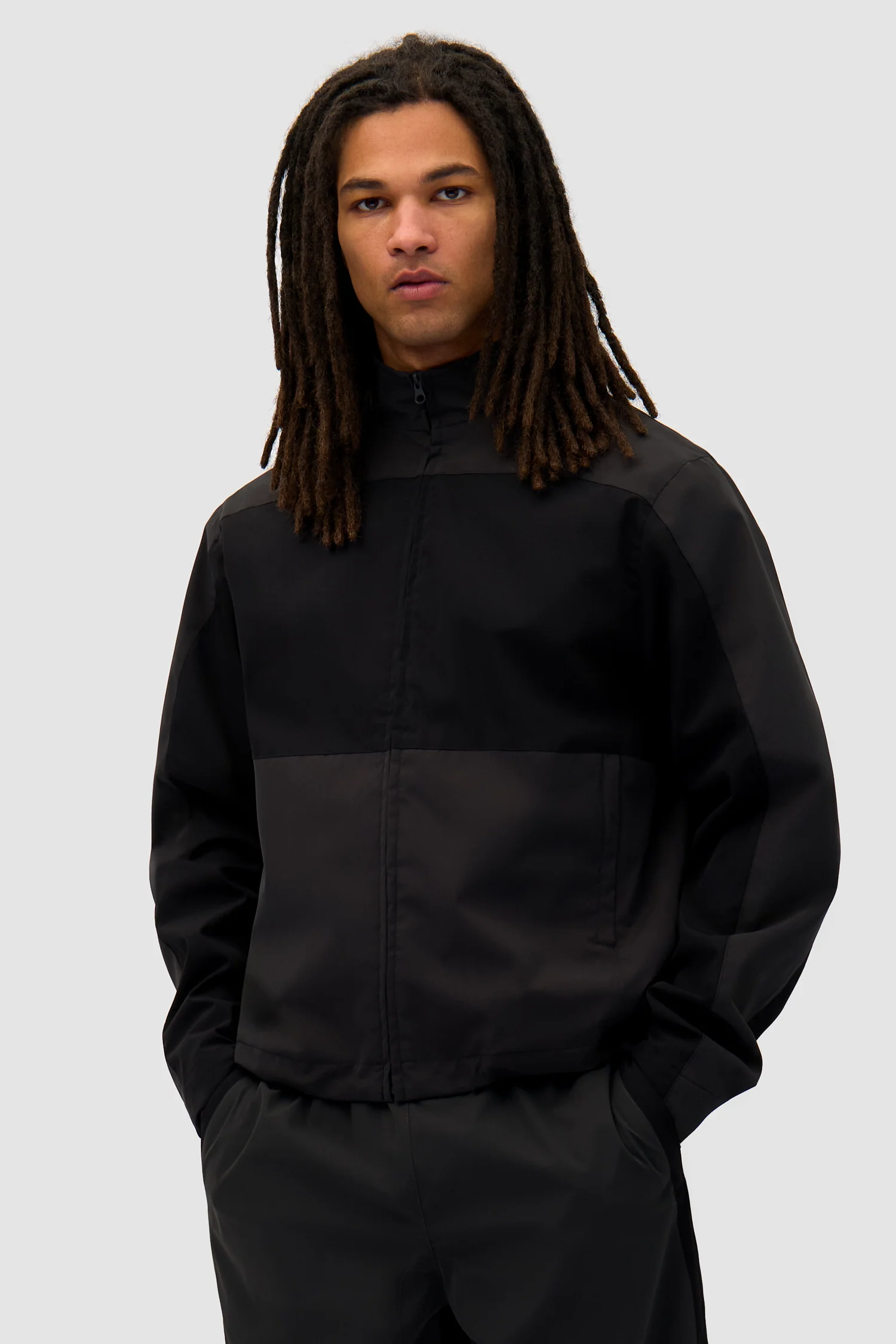 Tracksuit Jacket - Black - Image 2