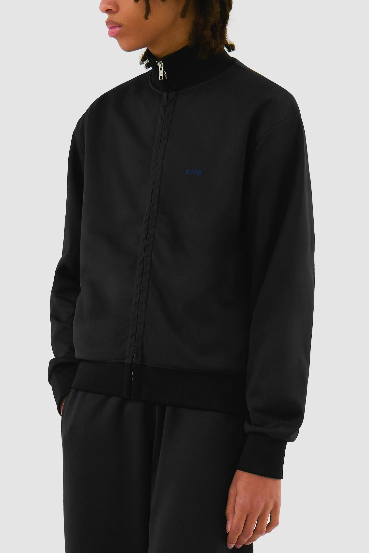 Tracksuit Jacket - Black - Image 8
