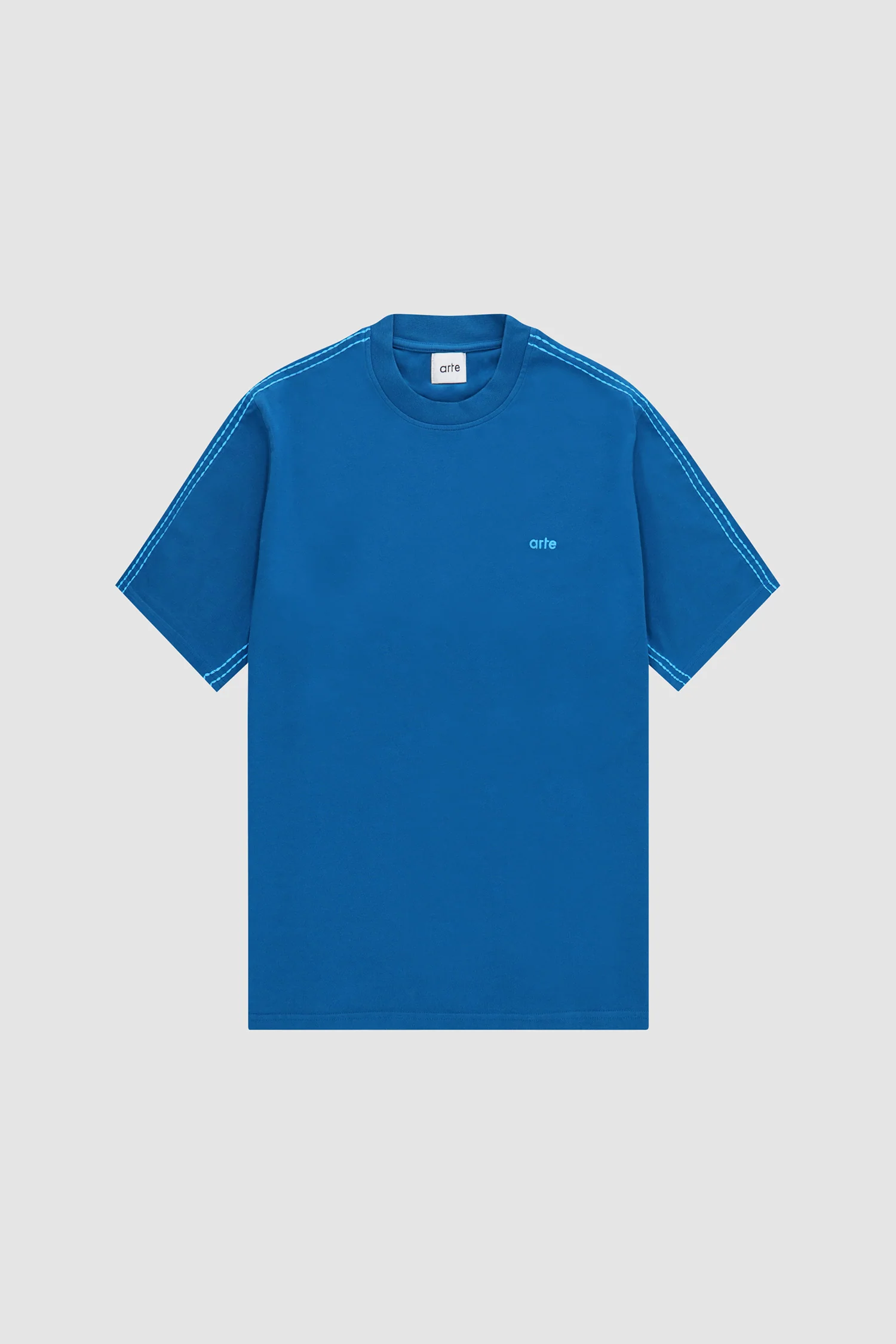 Trevor Detail Sleeve Shirt - Blue - Image 9