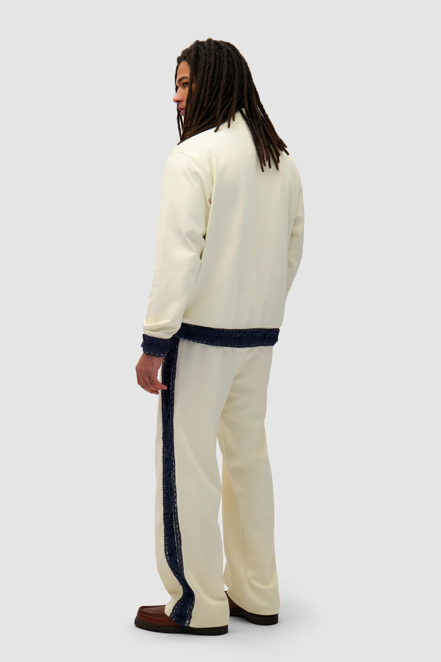Trim Jacket - Cream - Image 6