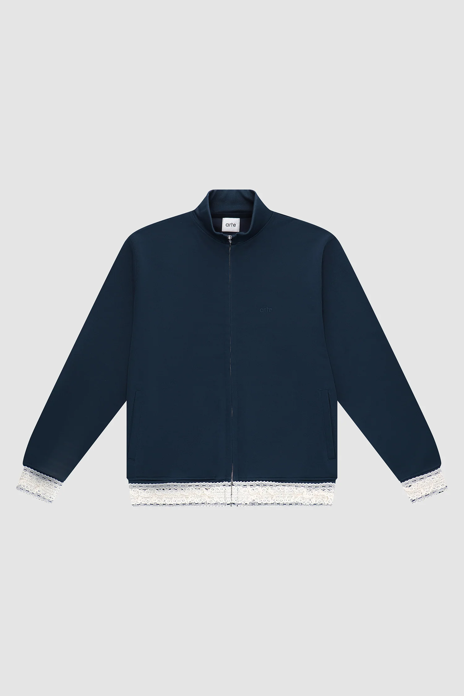 Trim Jacket - Navy - Image 8