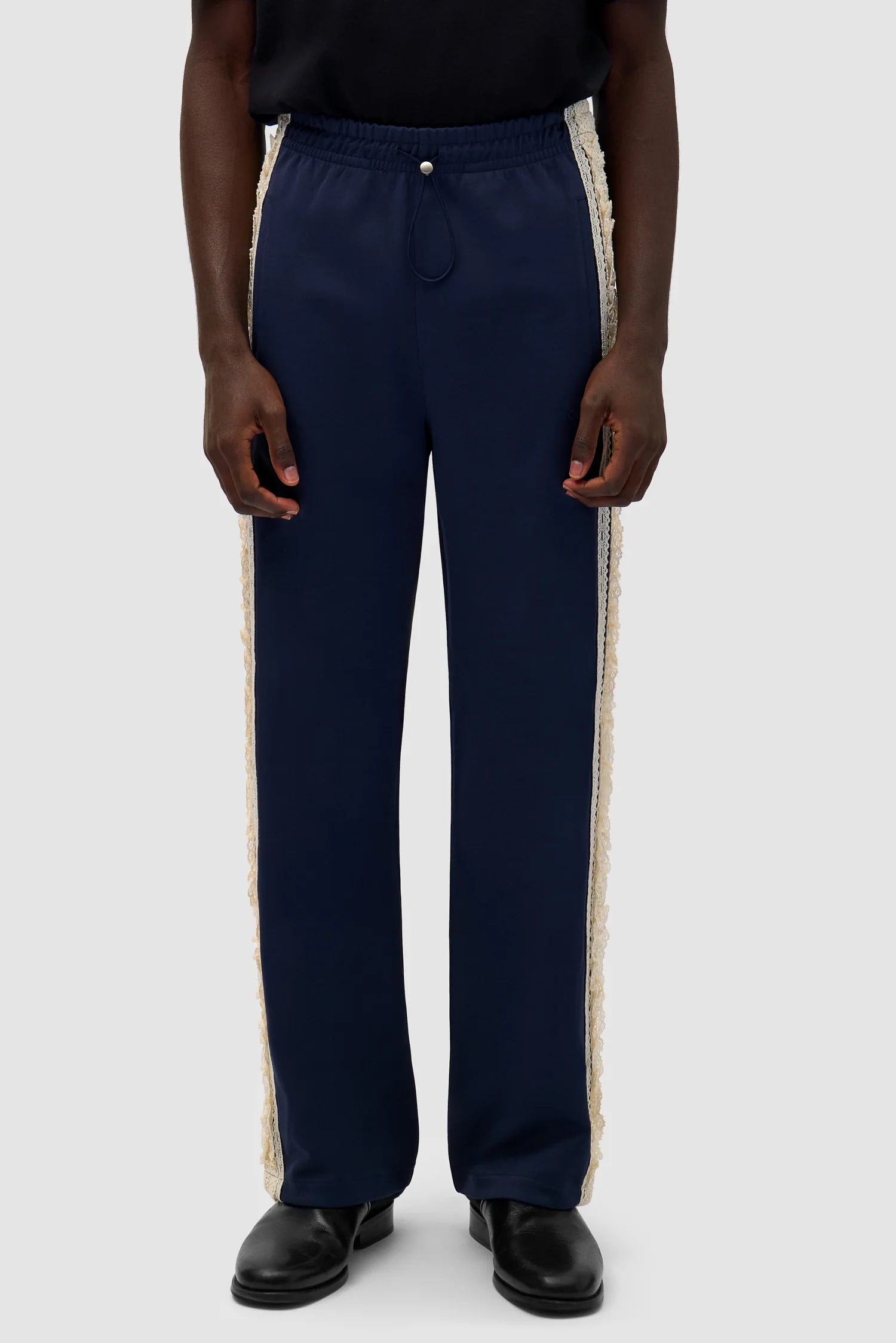 Trim Pants - Navy - Image 2