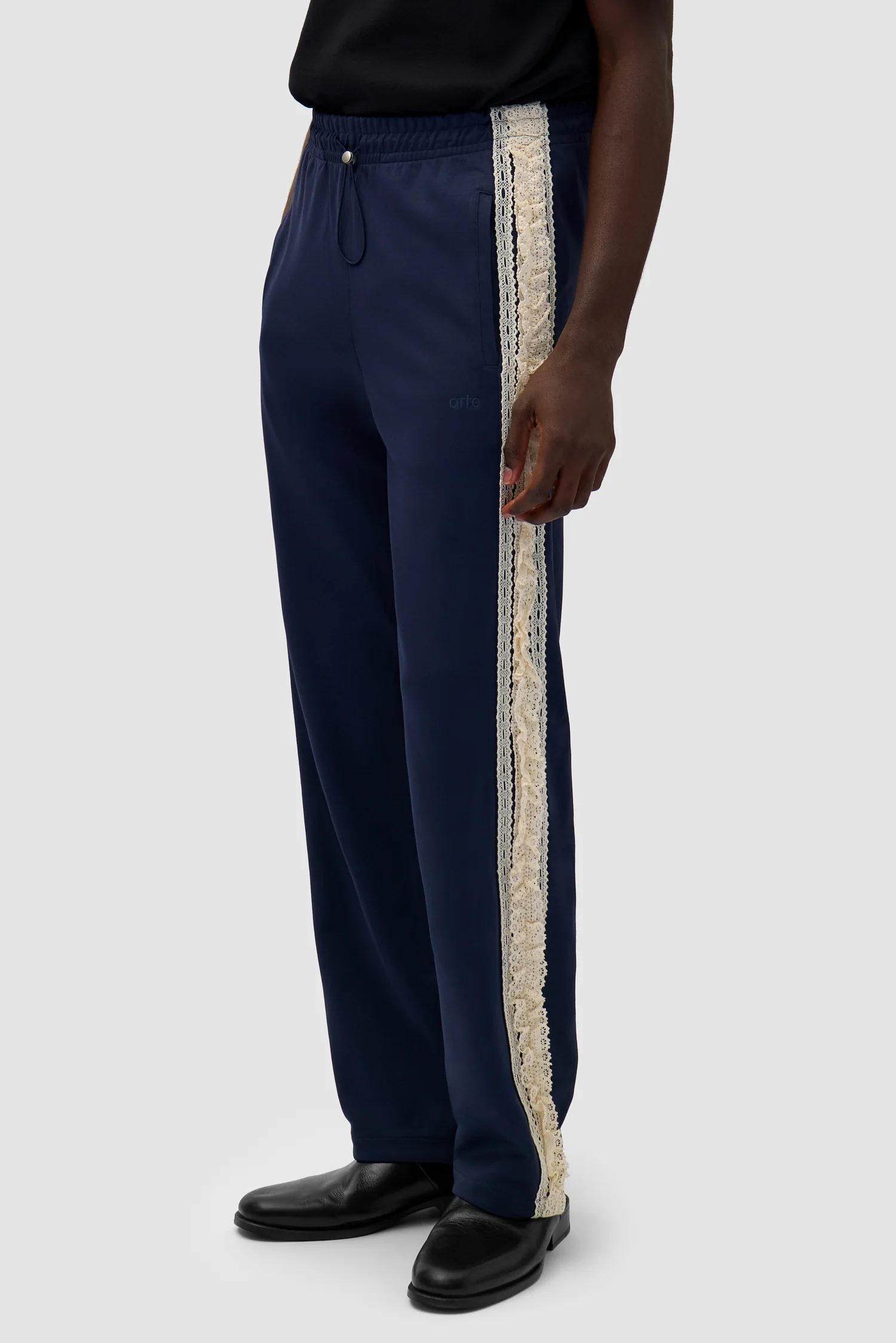 Trim Pants - Navy - Image 3