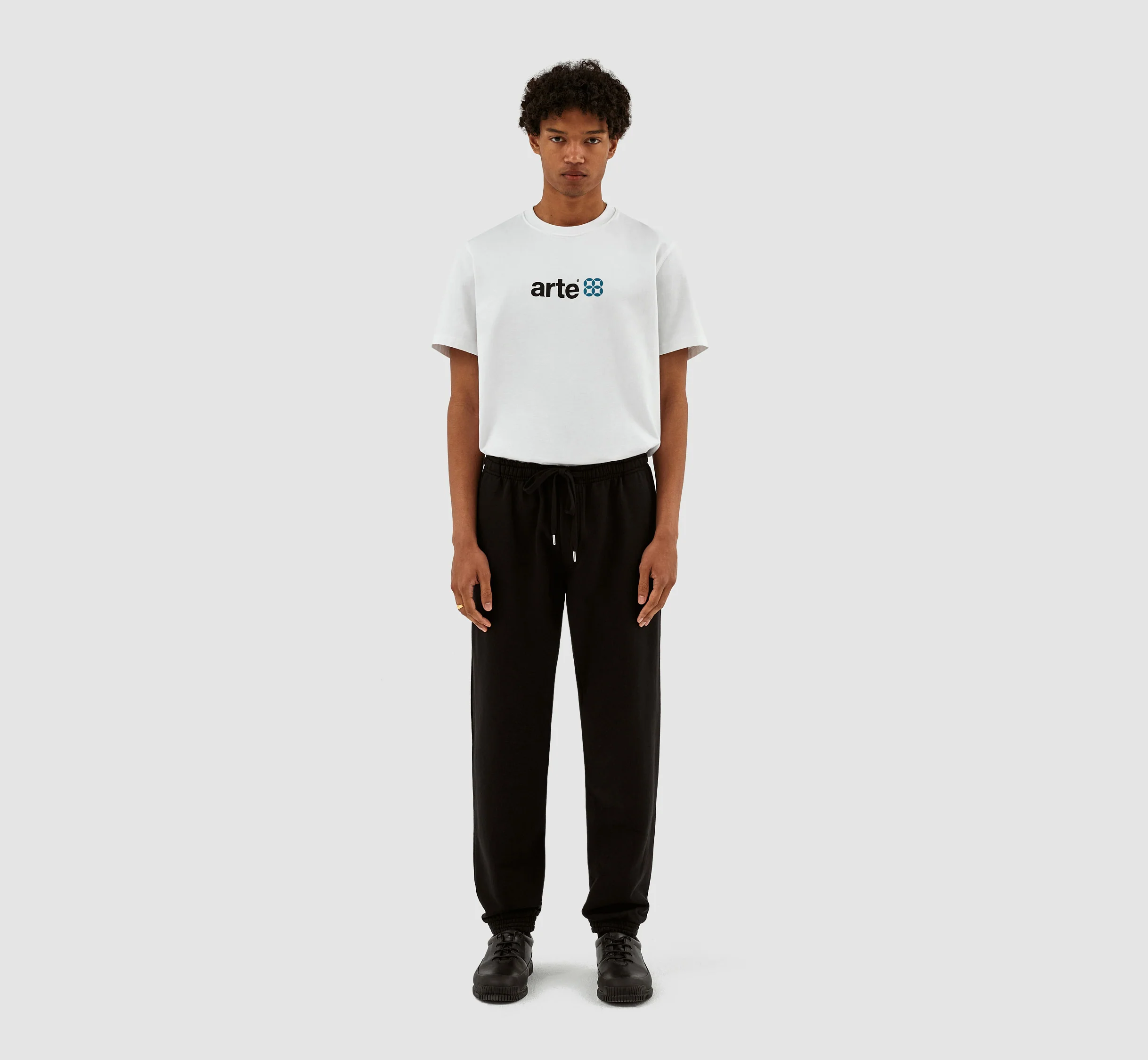 Tristian Heart Logo Pants - Black - Image 5