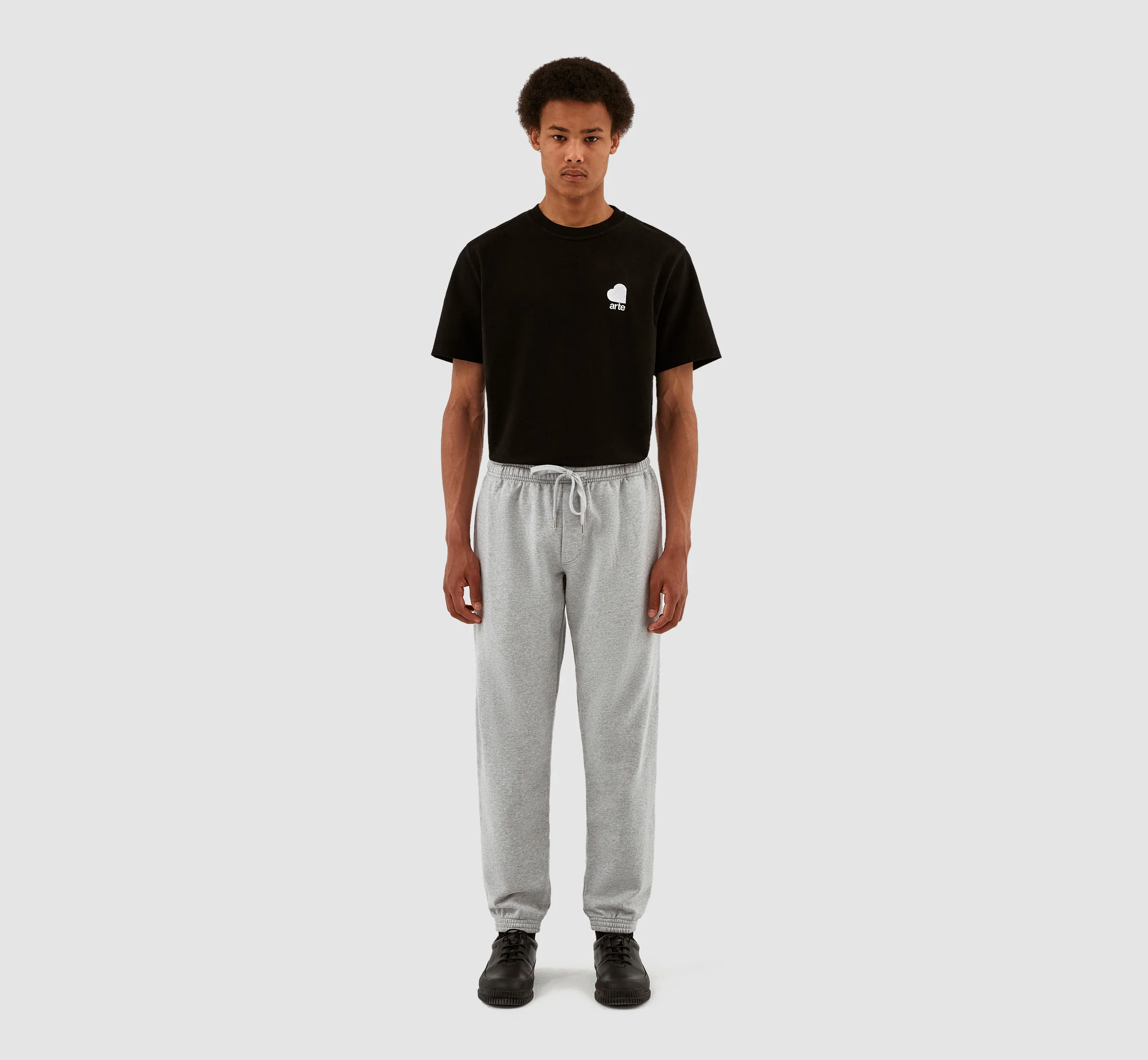 Tristian Heart Logo Pants - Grey - Image 4