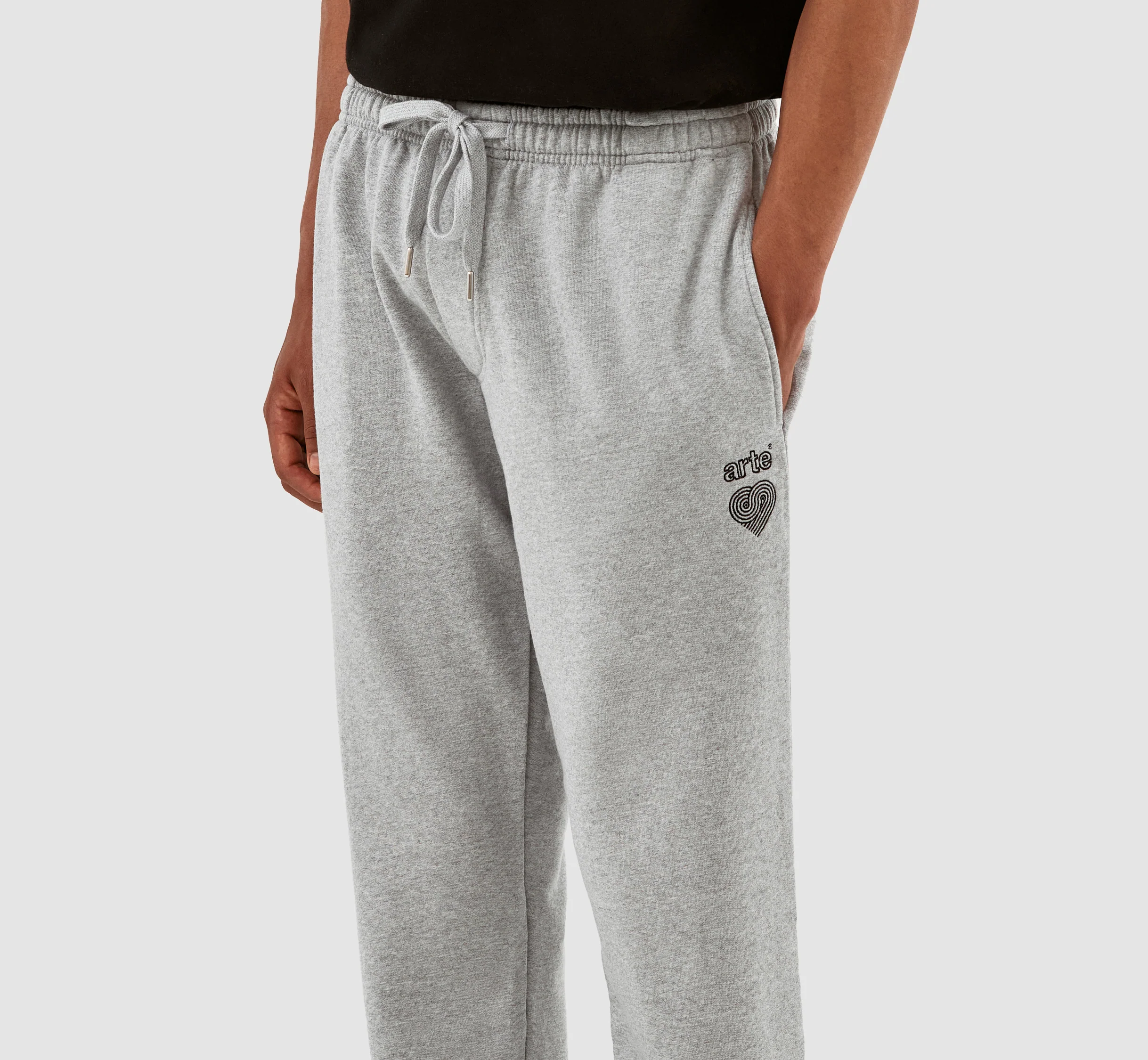 Tristian Heart Logo Pants - Grey - Image 7