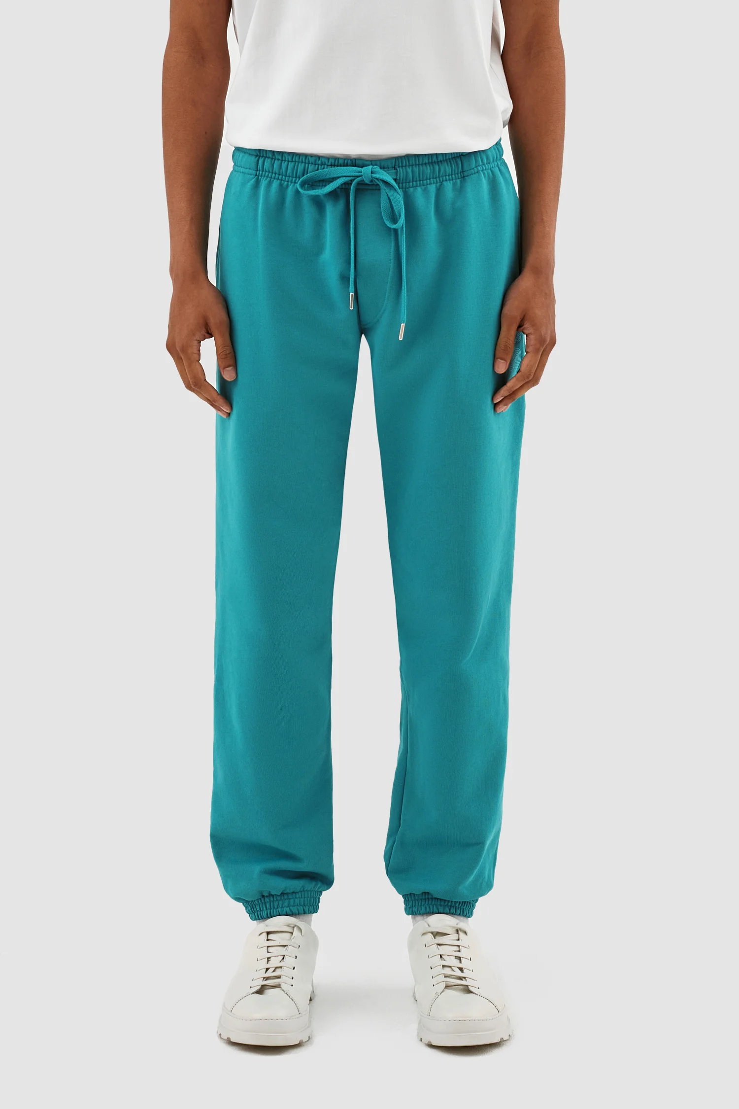 Tristian Heart Logo Pants - Lake Blue - Image 2